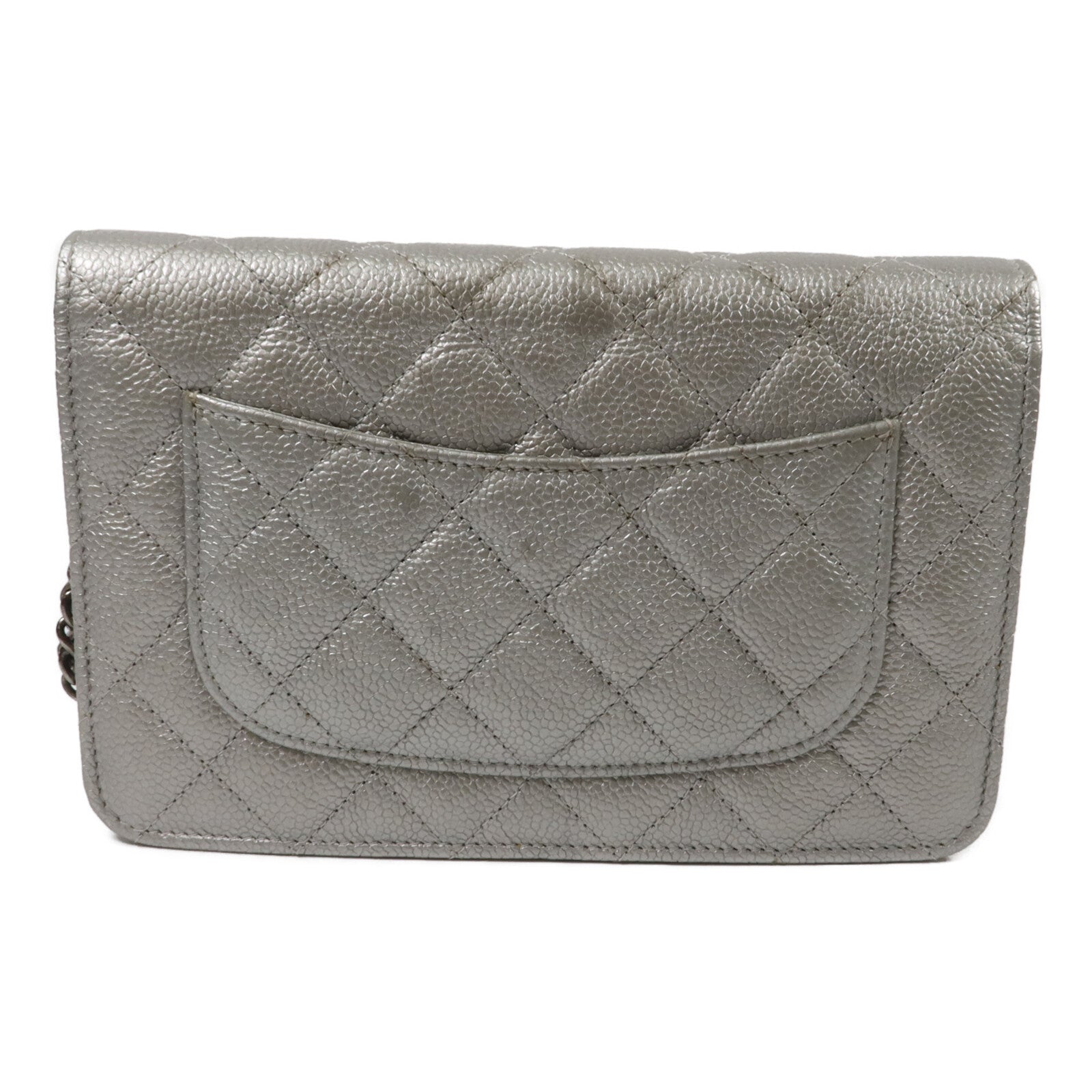 CHANEL 牛皮皮革WOC Wallet On Chain鏈帶肩背袋
