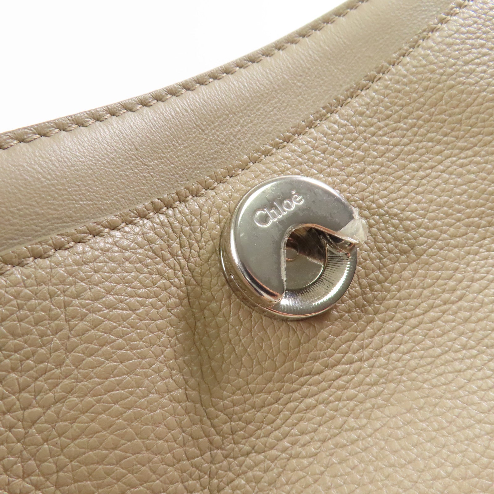 Chloe 牛皮皮革Mini Tess Day金扣手挽肩背兩用袋