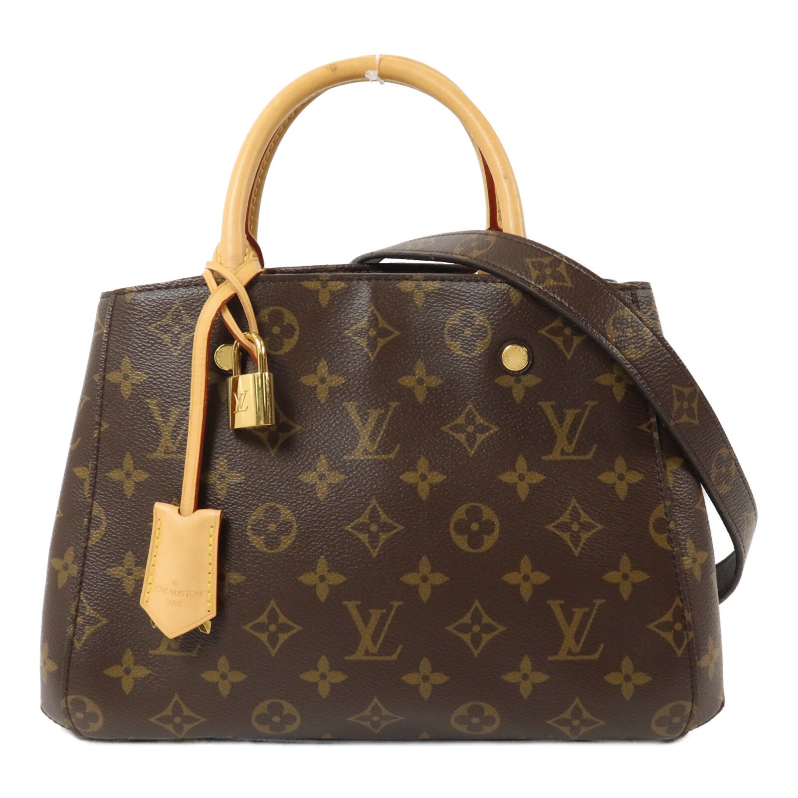 LOUIS VUITTON Monogram Montaigne BB手挽肩背兩用袋