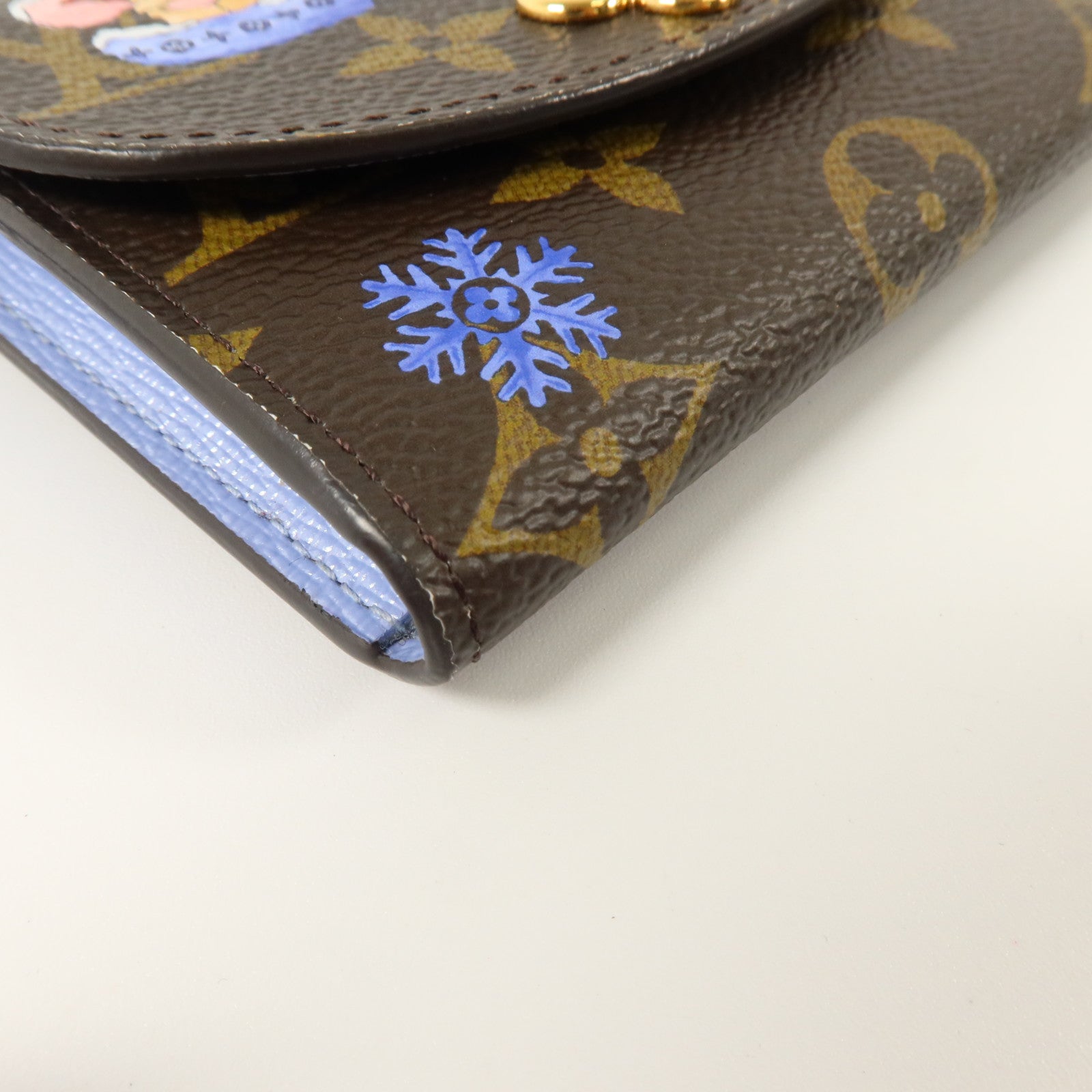 LOUIS VUITTON Monogram Rosalie金扣卡片套