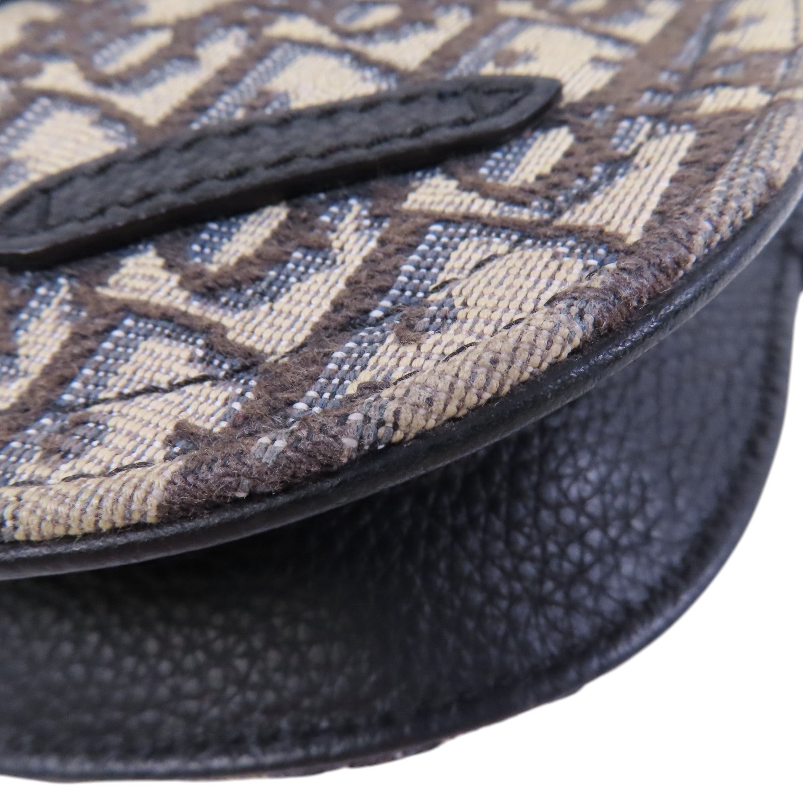 Dior 【激減優惠】Oblique帆布Saddle Messenger銀扣肩背袋