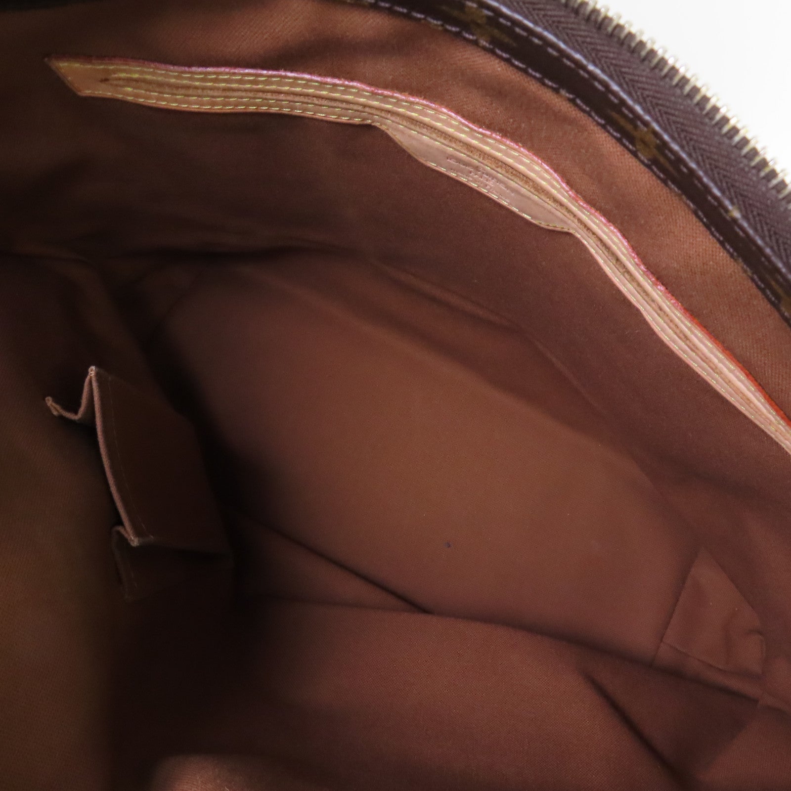 LOUIS VUITTON Monogram Cabas Mezzo Tote Bag金扣肩背袋啡色