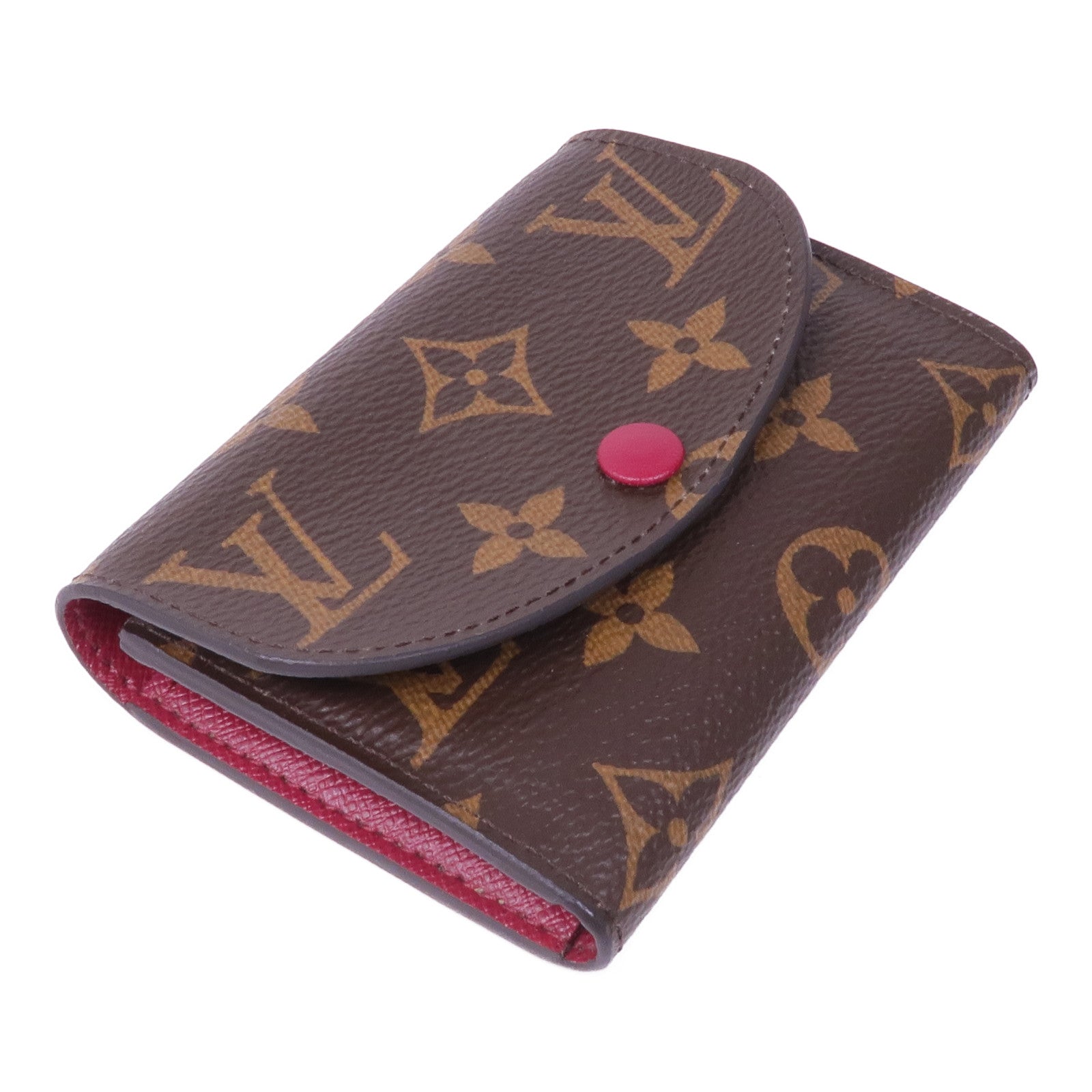 LOUIS VUITTON Monogram Rosalie金扣零錢包