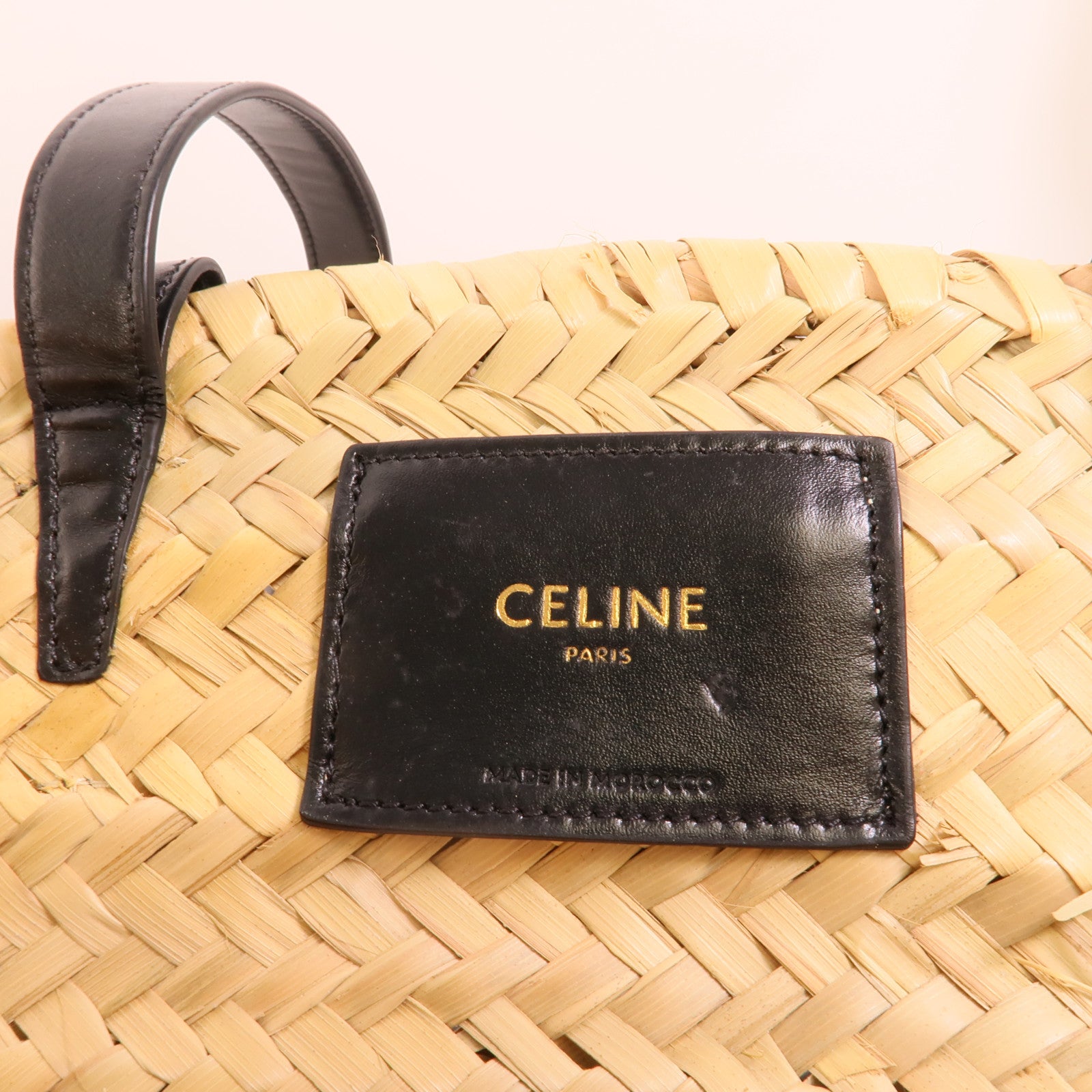 CELINE Raffia Classic Panier Medium肩背袋