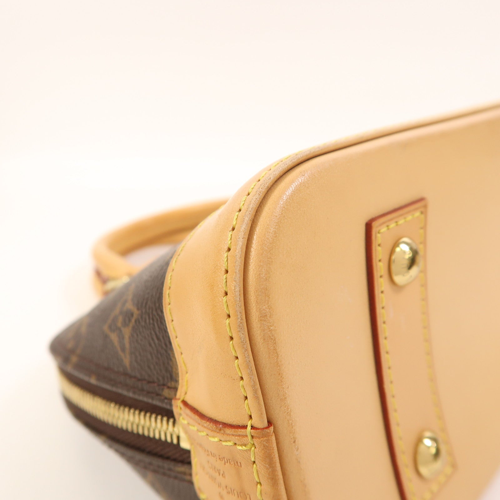 LOUIS VUITTON Monogram Alma BB金扣手挽肩背兩用袋