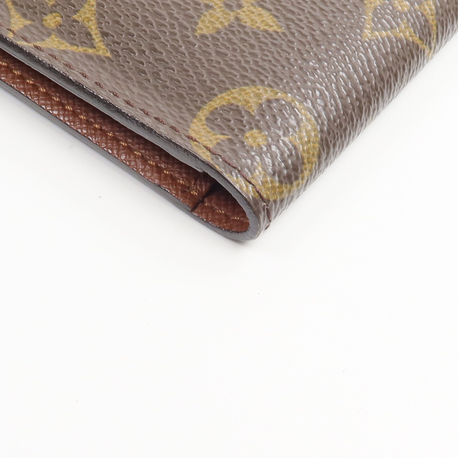 LOUIS VUITTON Monogram Porte Valeurs Cartes Credit長錢包