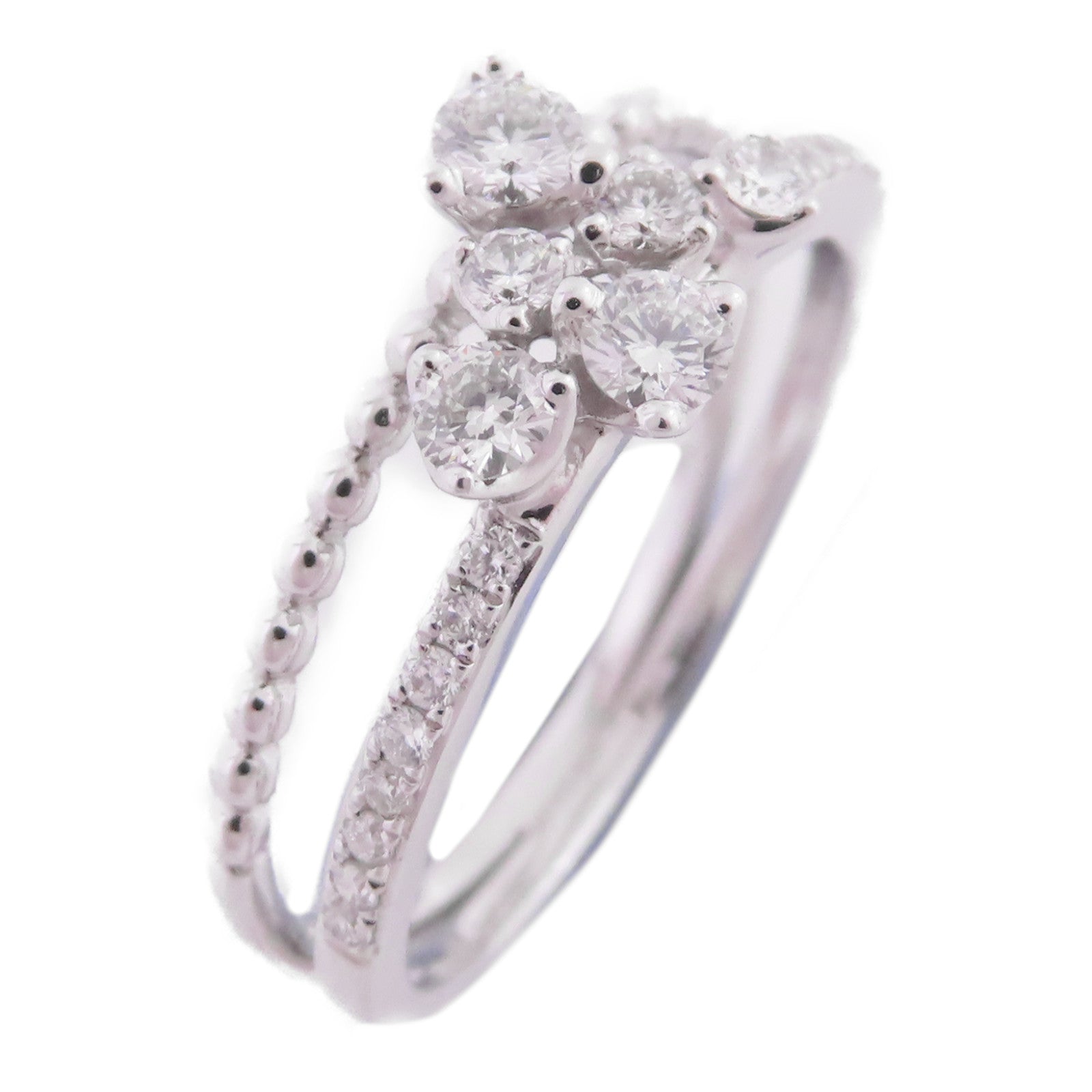 JEWELRY 【激減優惠】18K白金/鑽石Diamond Ring戒指US#6.5