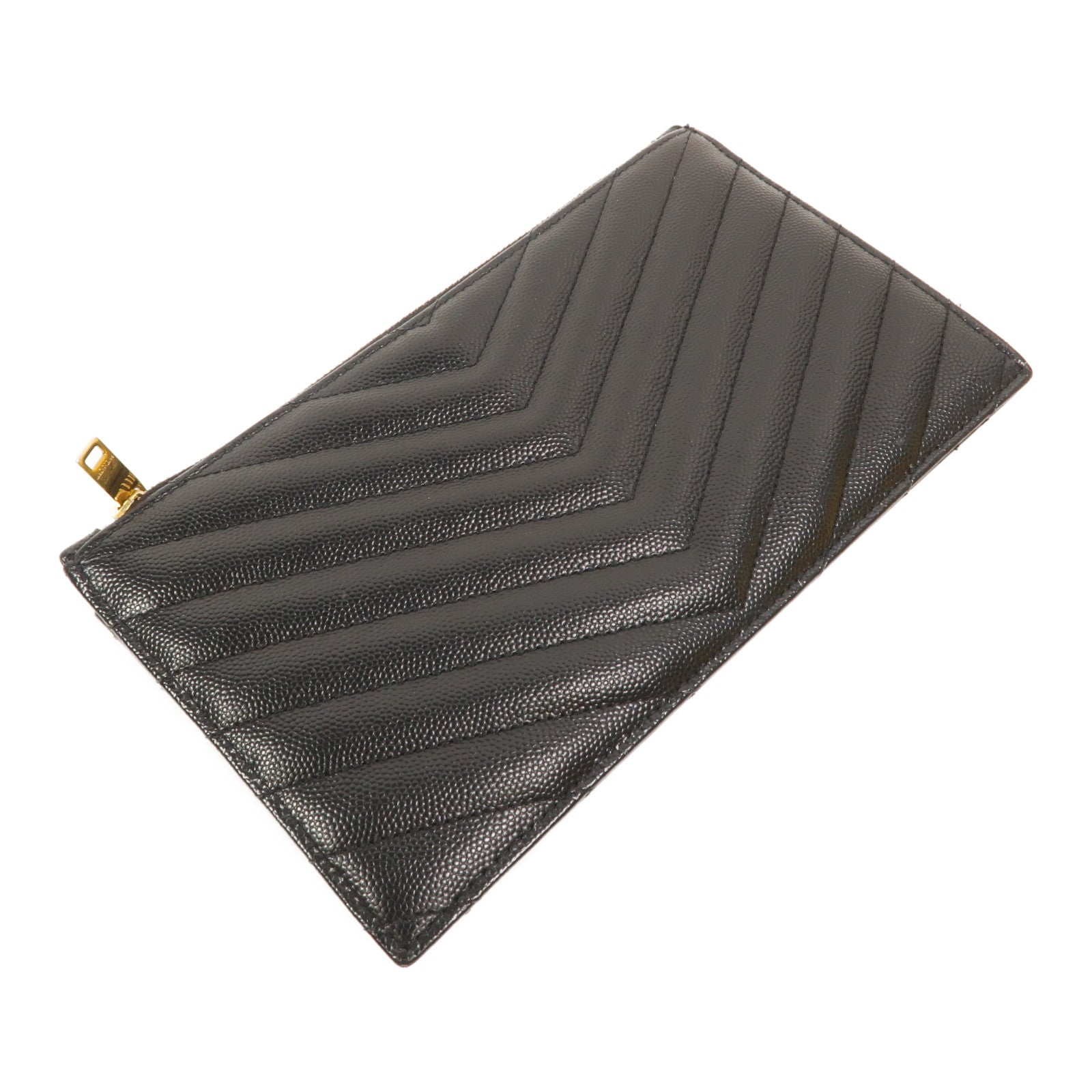 SAINT LAURENT 牛皮皮革Monogram Bill Pouch手拿包