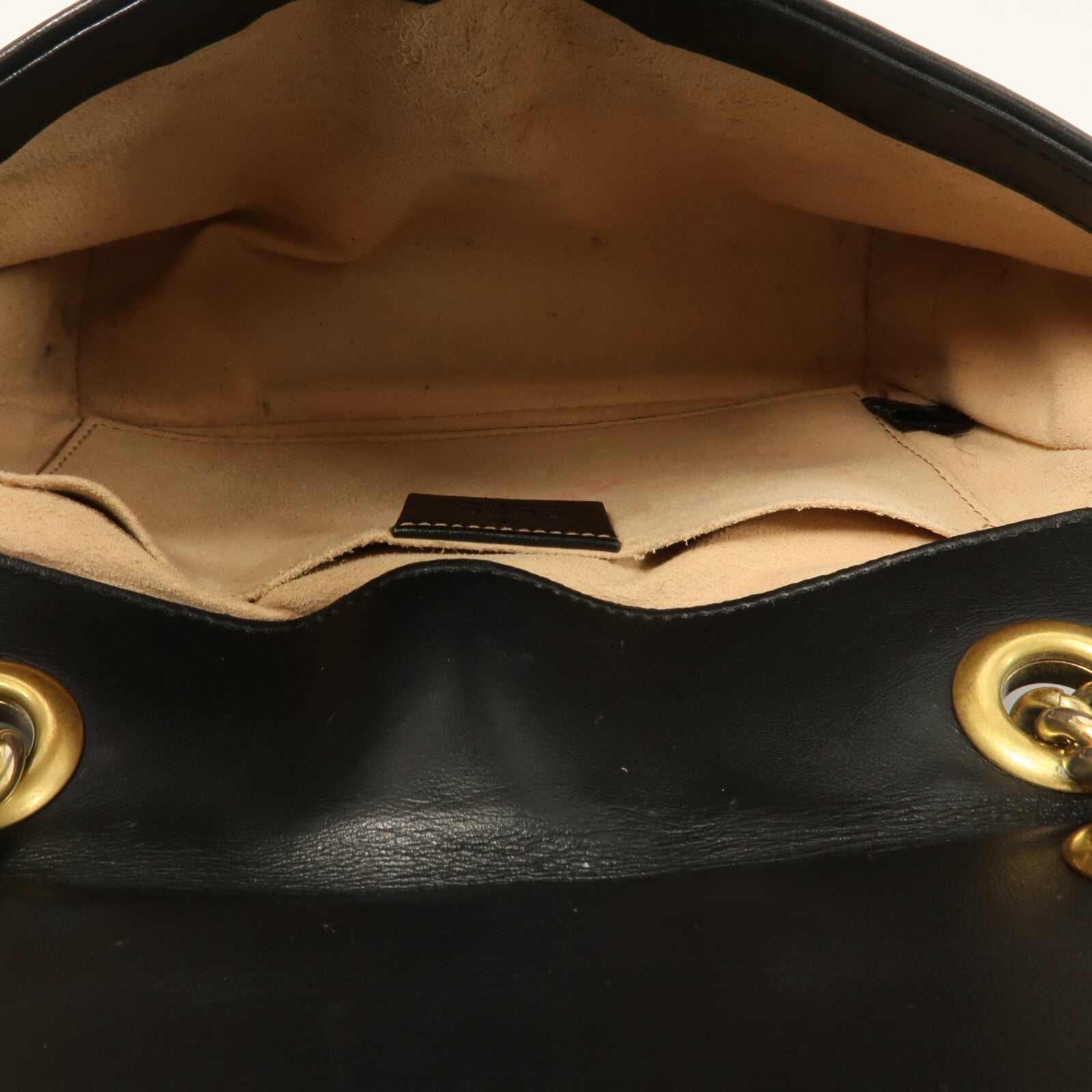 GUCCI 牛皮皮革GG Marmont Small鏈帶肩背袋