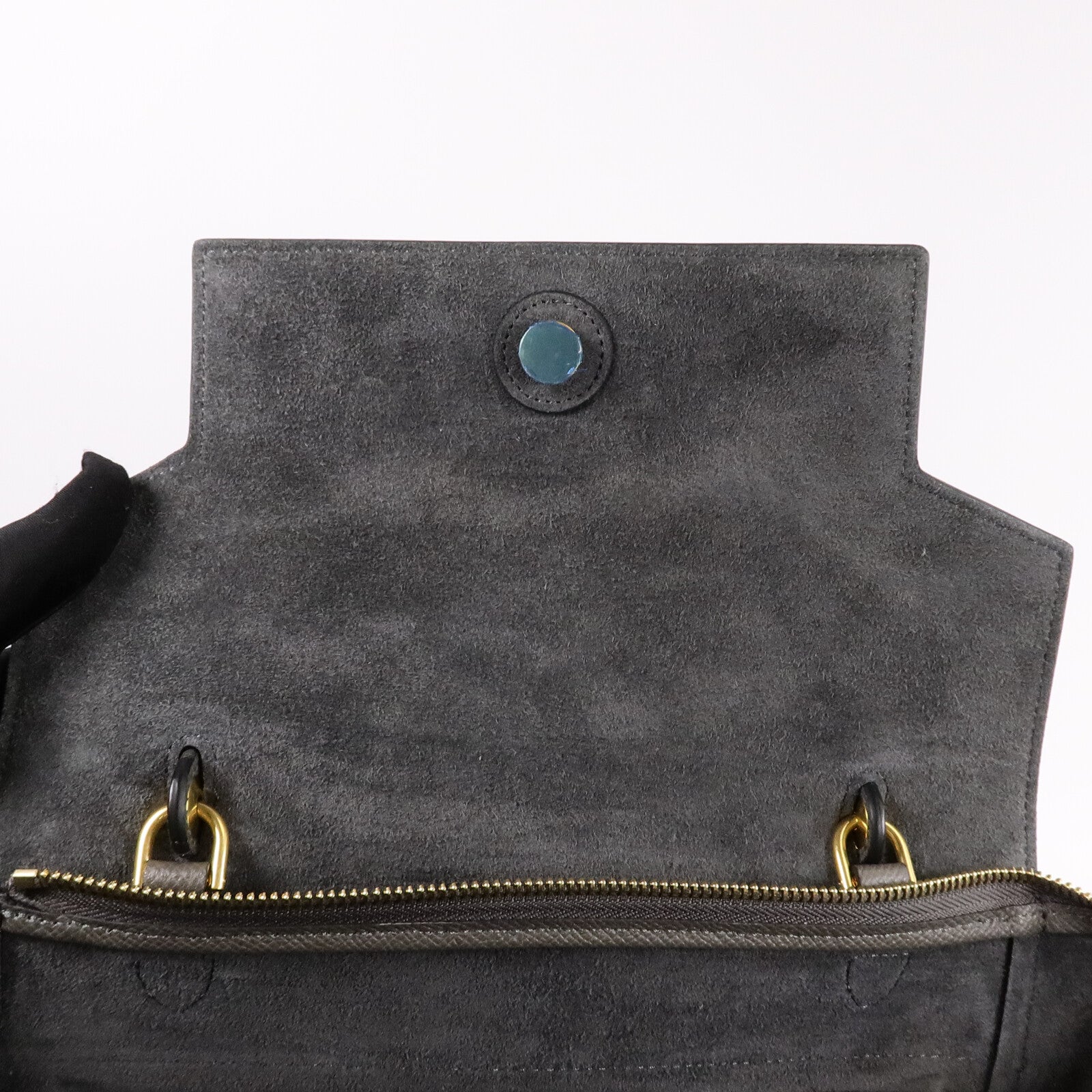 CELINE 牛皮皮革Micro Belt手扣手挽肩背兩用袋