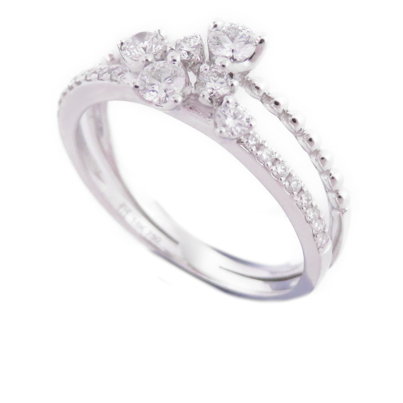 JEWELRY 【激減優惠】18K白金/鑽石Diamond Ring戒指US#6.5