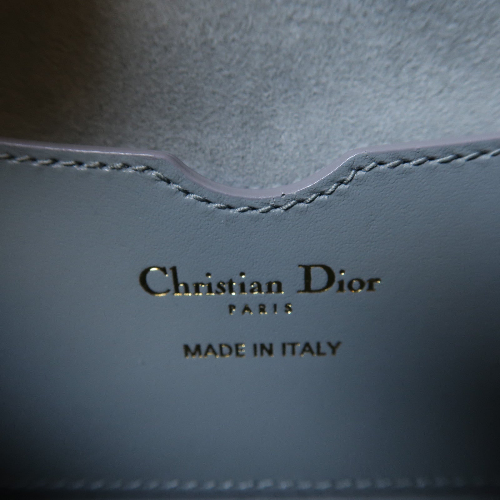 Dior 【激減優惠】牛皮皮革Bobby Bag金扣肩背袋灰色