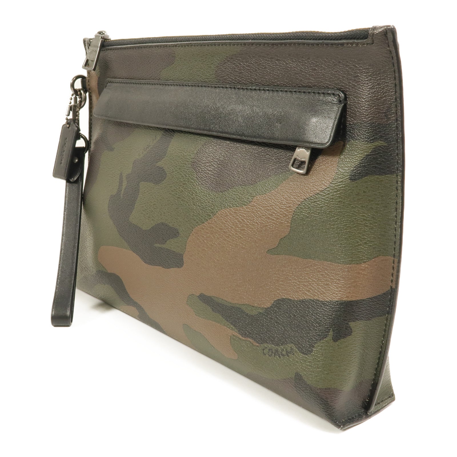 COACH 塗層帆布Carryall Pouch手拿包
