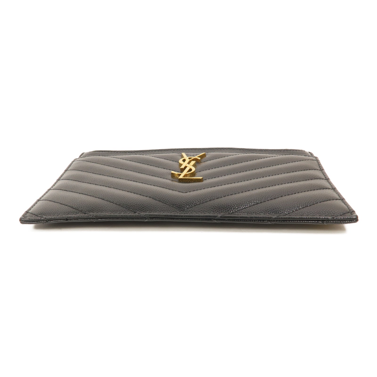 SAINT LAURENT 牛皮皮革Monogram Bill Pouch手拿包