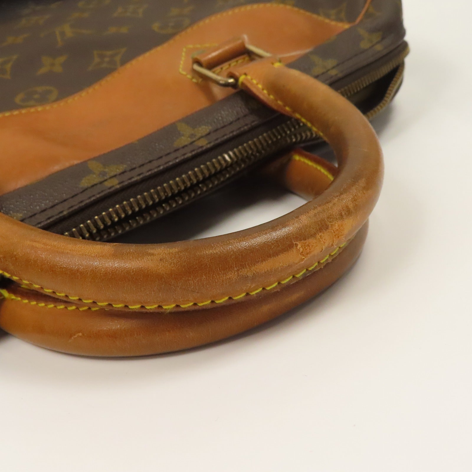 LOUIS VUITTON 【激減優惠】Monogram Evasion Hand Bag金扣手挽袋啡色