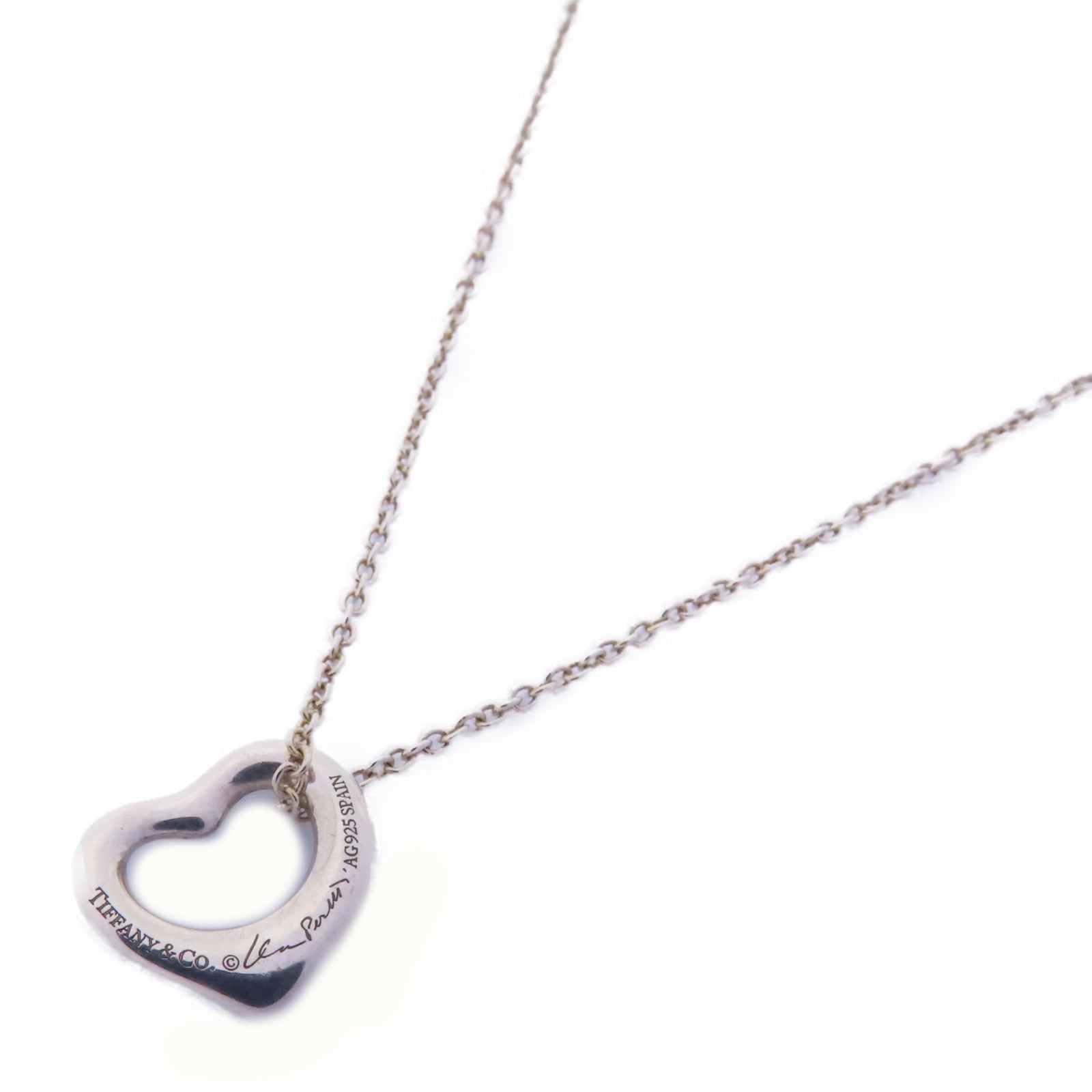TIFFANY＆CO 925純銀Elsa Peretti Necklace項鍊