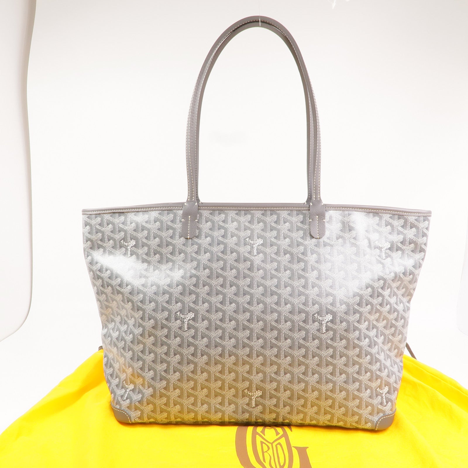 GOYARD 塗層帆布Artois MM Bag銀扣肩背袋/手挽袋