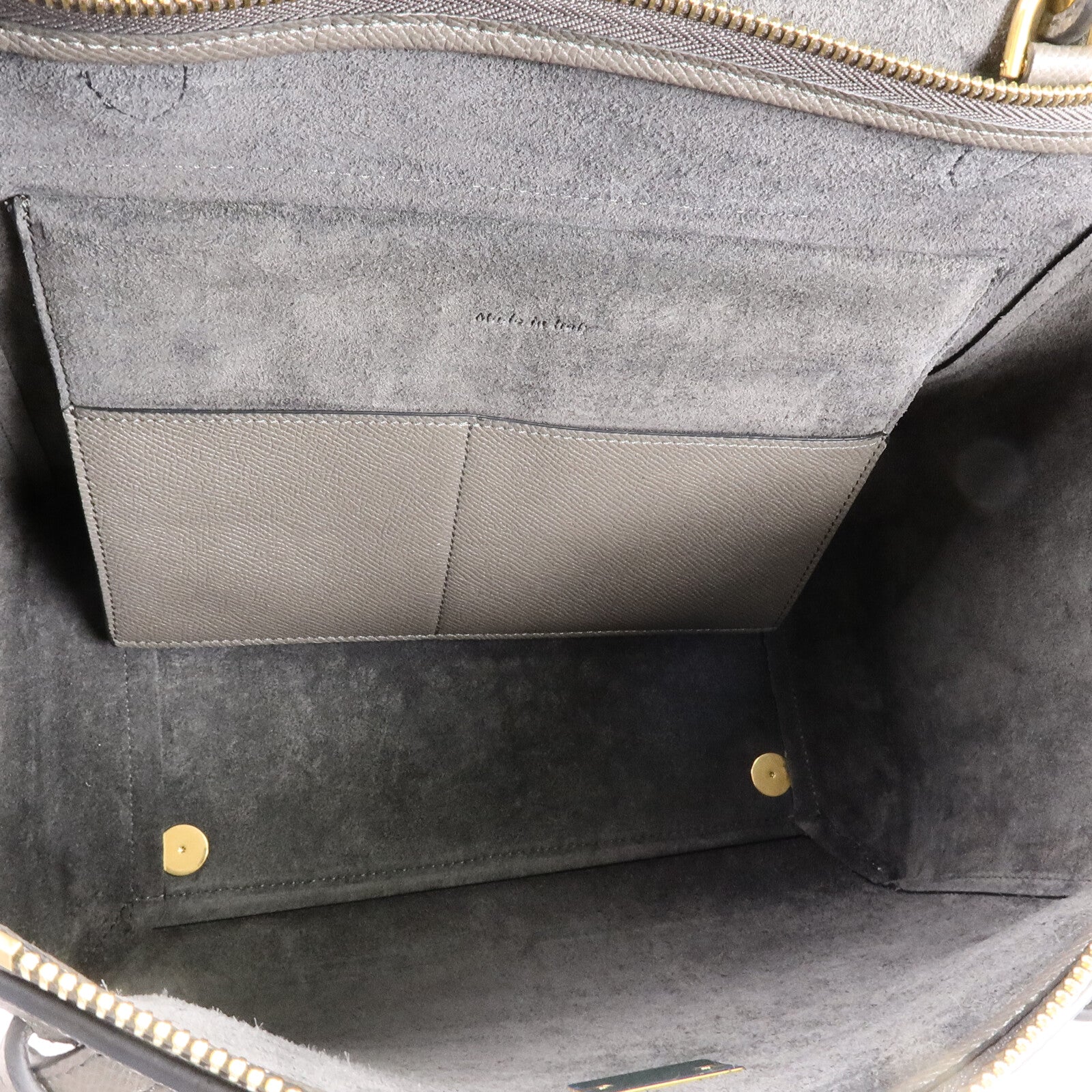 CELINE 牛皮皮革Micro Belt手扣手挽肩背兩用袋
