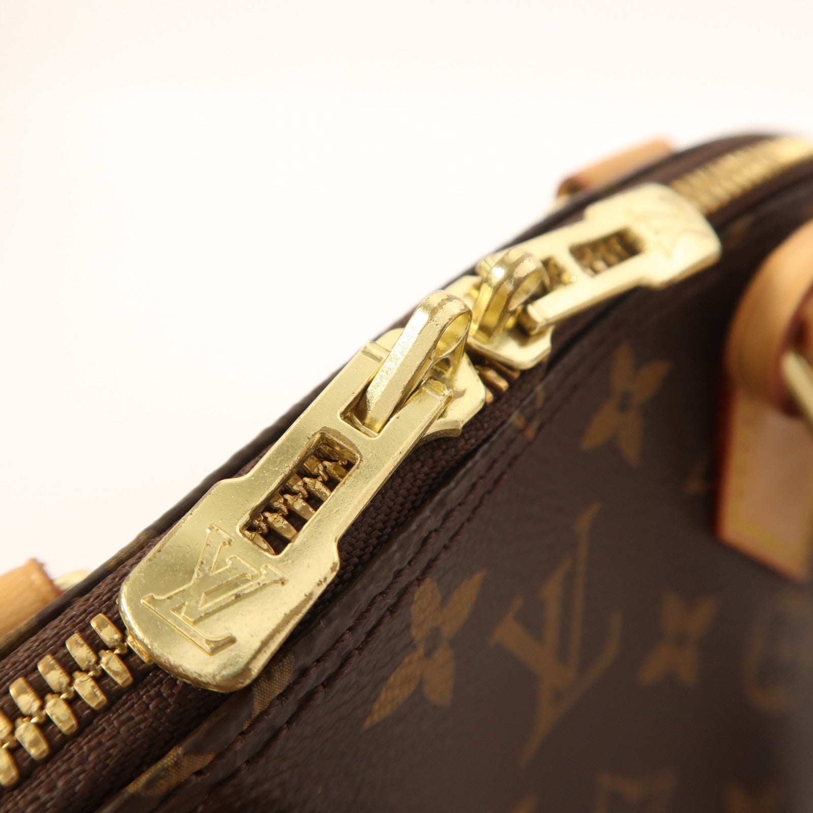 LOUIS VUITTON Monogram Alma BB金扣手挽肩背兩用袋