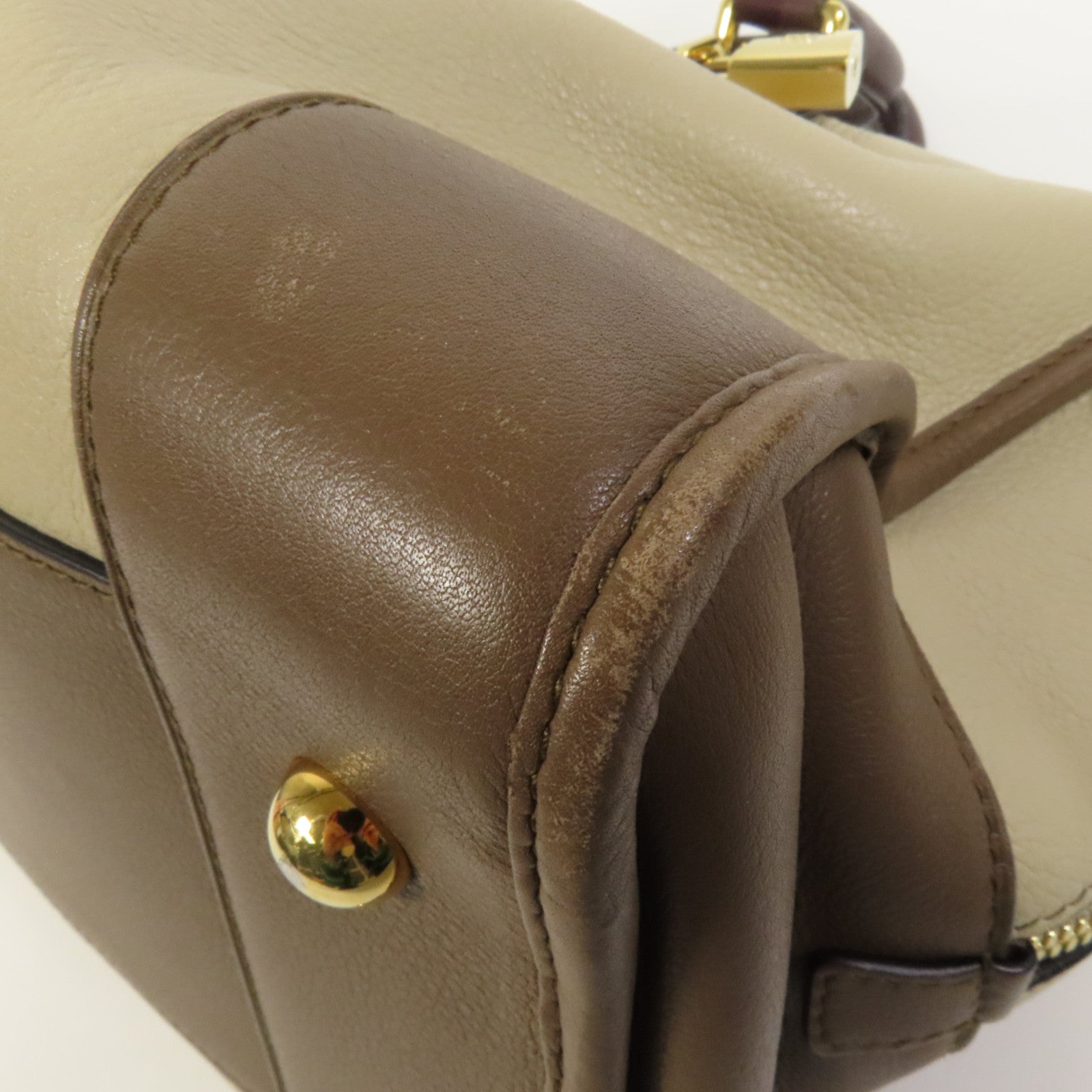 LOEWE 牛皮皮革Amazona 28金扣手挽袋