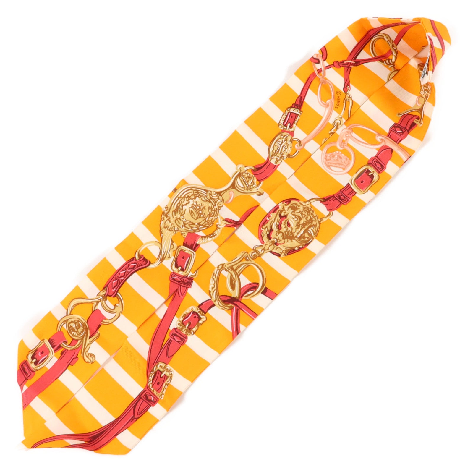 HERMES 絲質Twilly絲巾