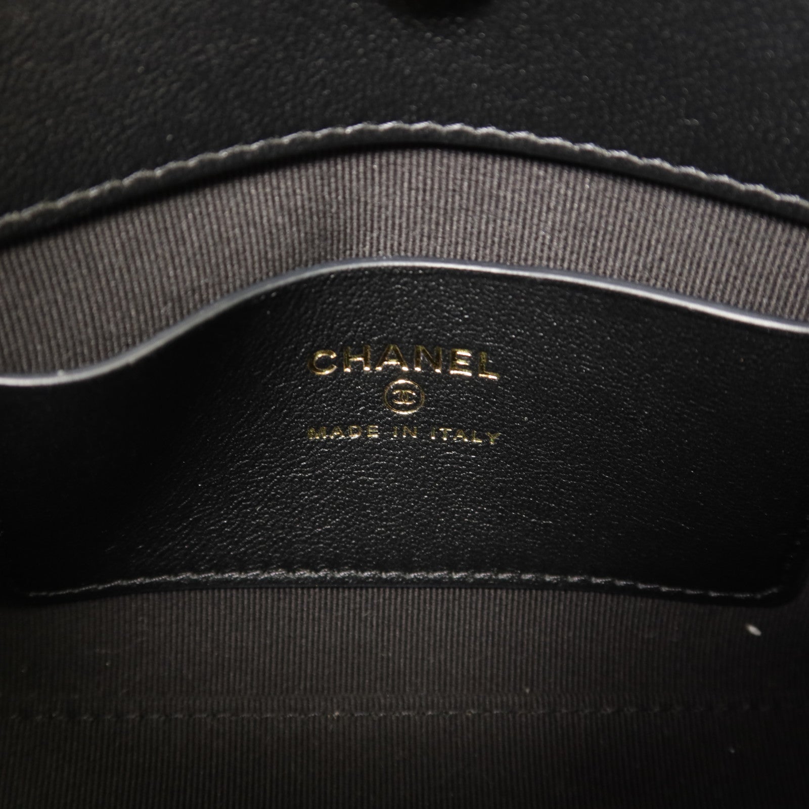 CHANEL 羊皮皮革Handbag金扣手挽袋