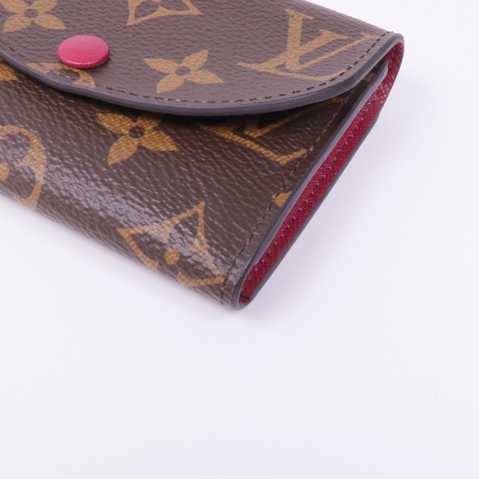 LOUIS VUITTON Monogram Rosalie金扣零錢包