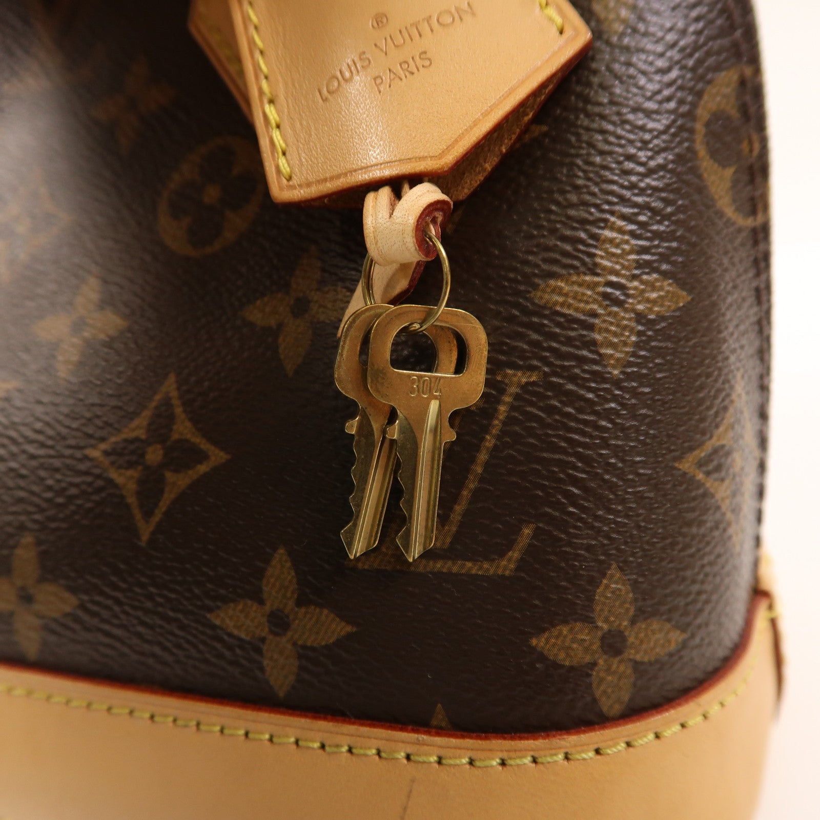 LOUIS VUITTON Monogram Alma BB金扣手挽肩背兩用袋