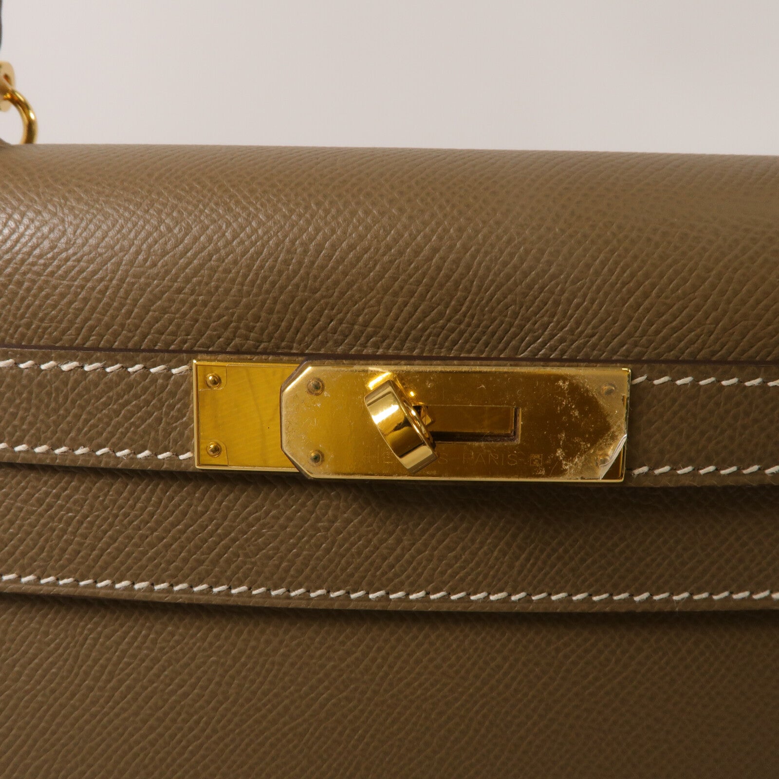 HERMES Kelly 28手挽肩背兩用袋Etoupe