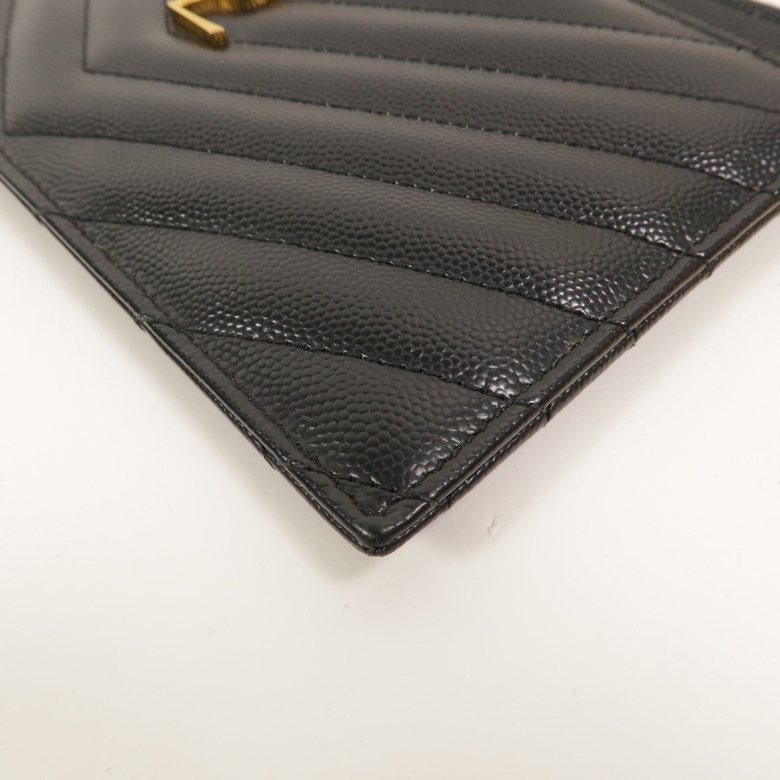 SAINT LAURENT 牛皮皮革Monogram Bill Pouch手拿包