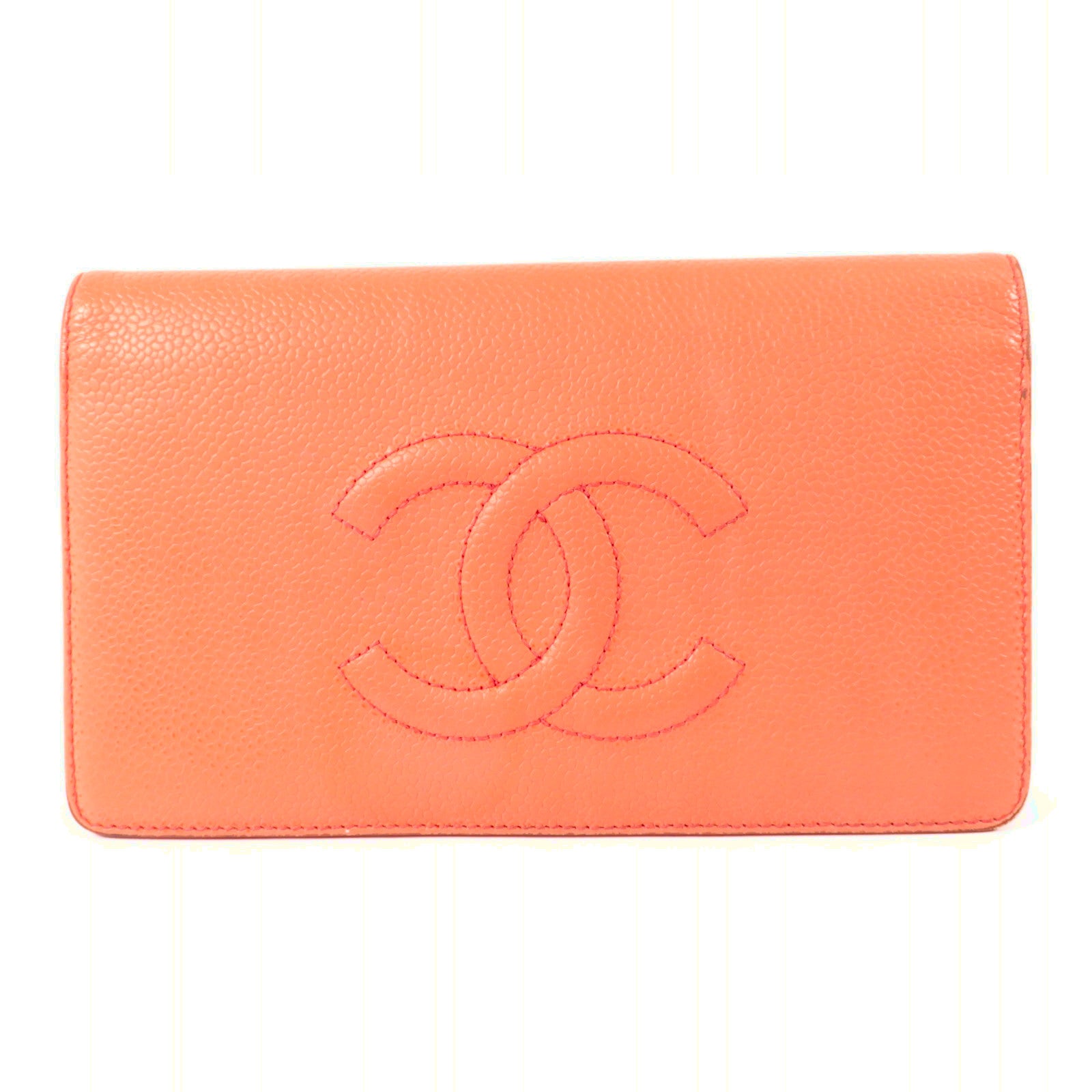 CHANEL 牛皮皮革Timeless Long Wallet長錢包