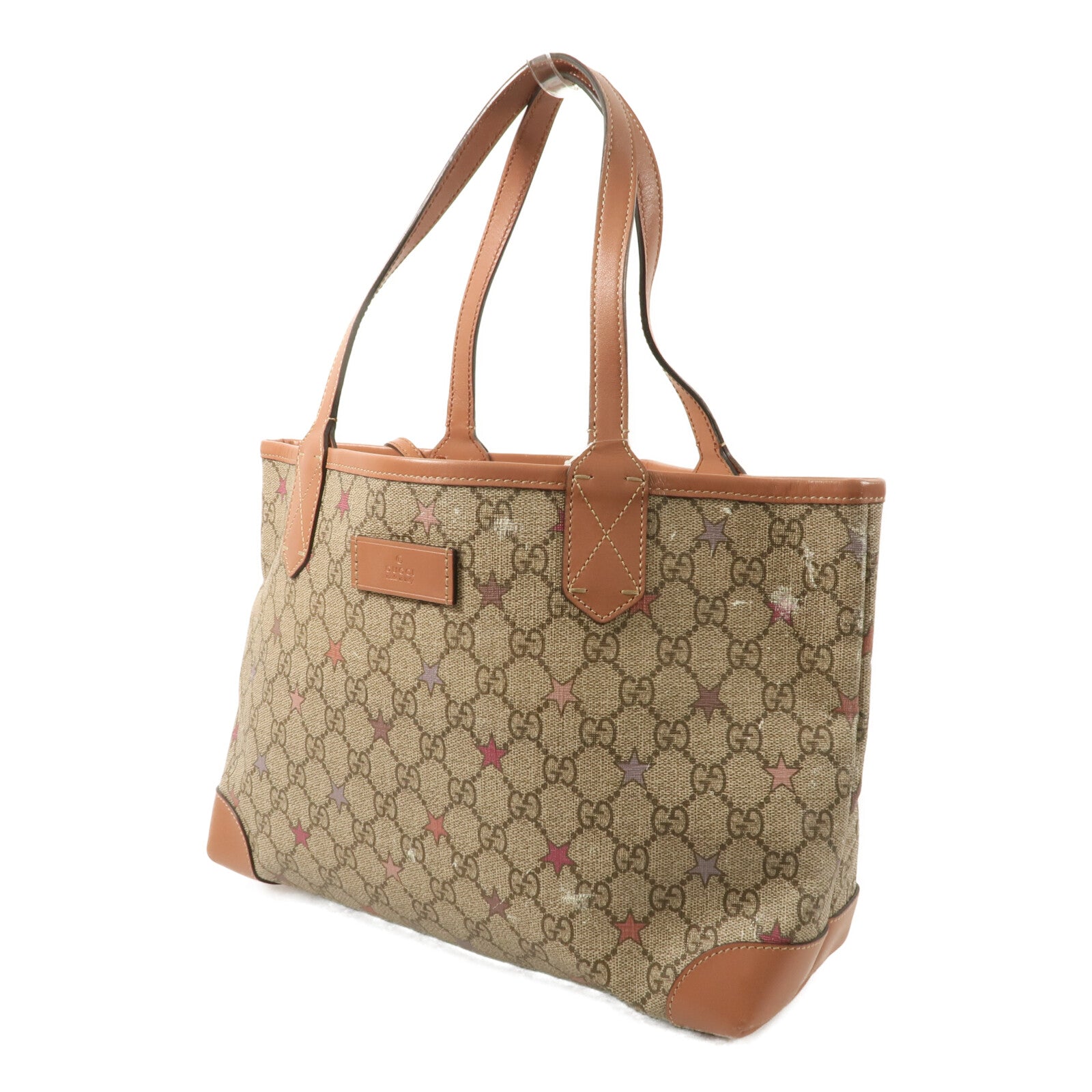 GUCCI 塗層帆布GG Supreme Star Tote手挽袋