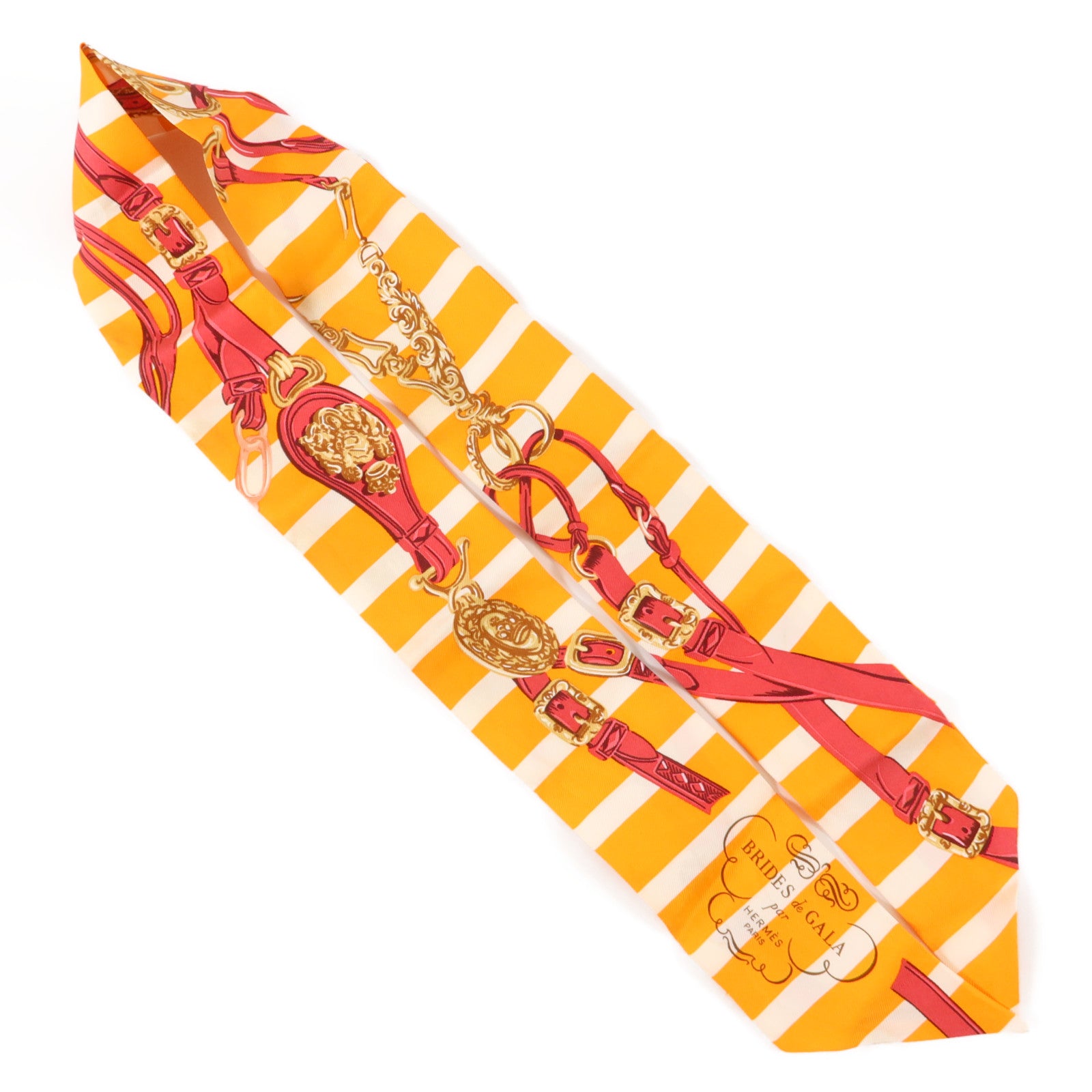 HERMES 絲質Twilly絲巾