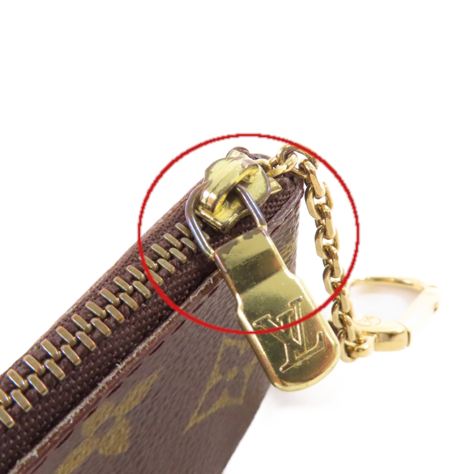 LOUIS VUITTON Monogram Key Pouch金扣鎖匙包