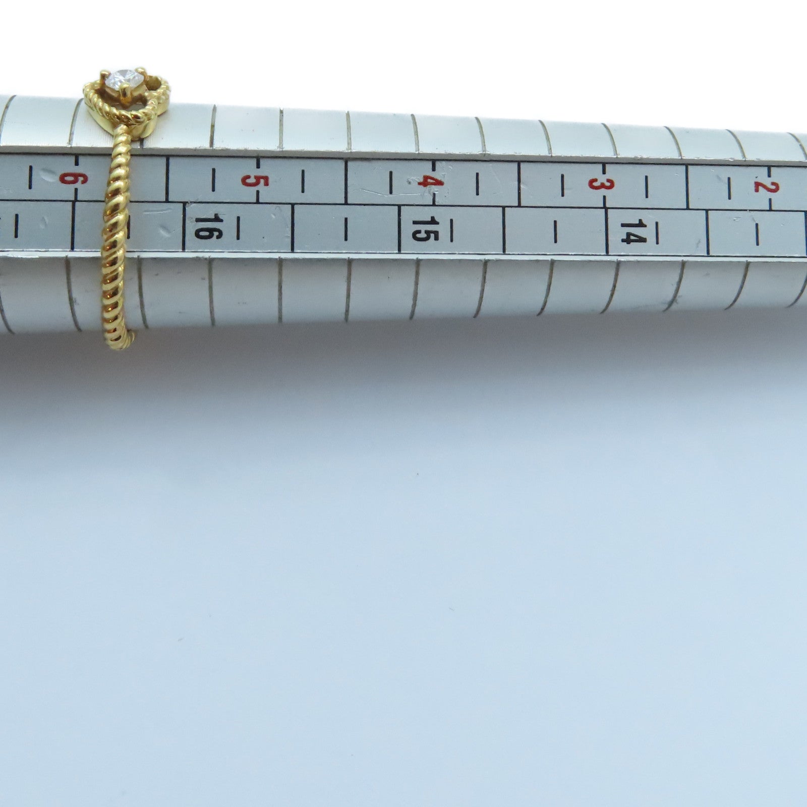 JEWELRY 【激減優惠】18K玫瑰金 Diamond Ring鑽石戒指US#5.75