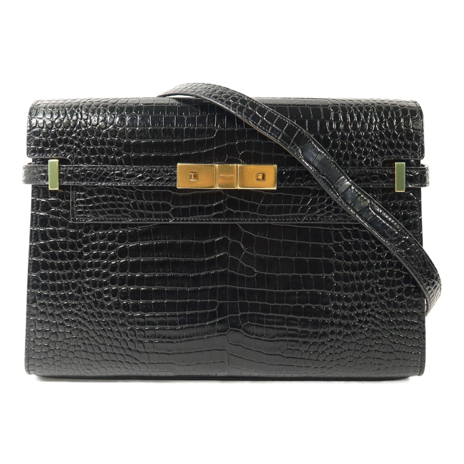 SAINT LAURENT 牛皮皮革Manhattan Bag肩背袋