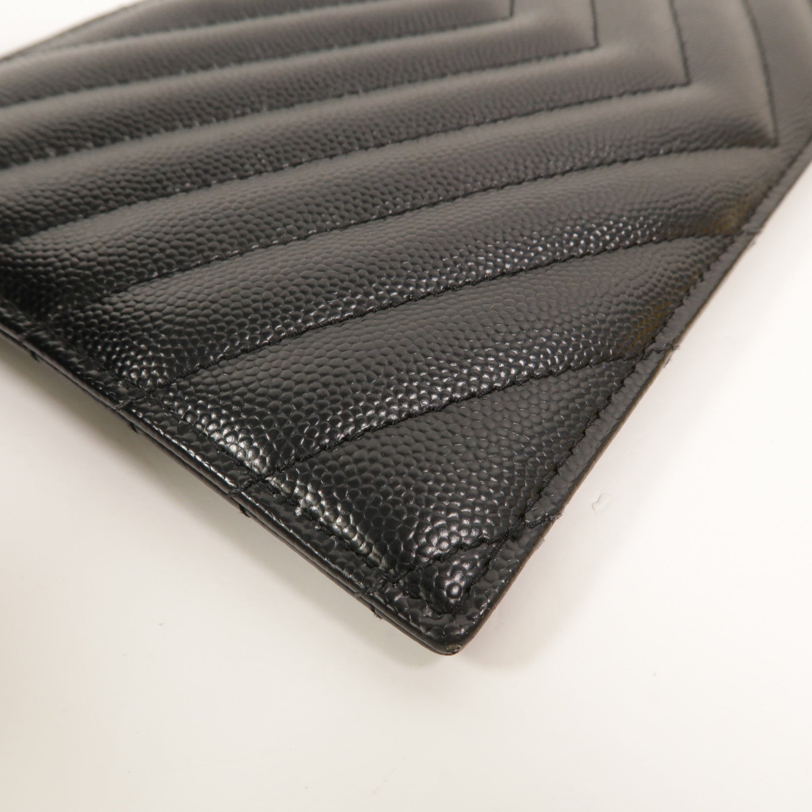 SAINT LAURENT 牛皮皮革Monogram Bill Pouch手拿包