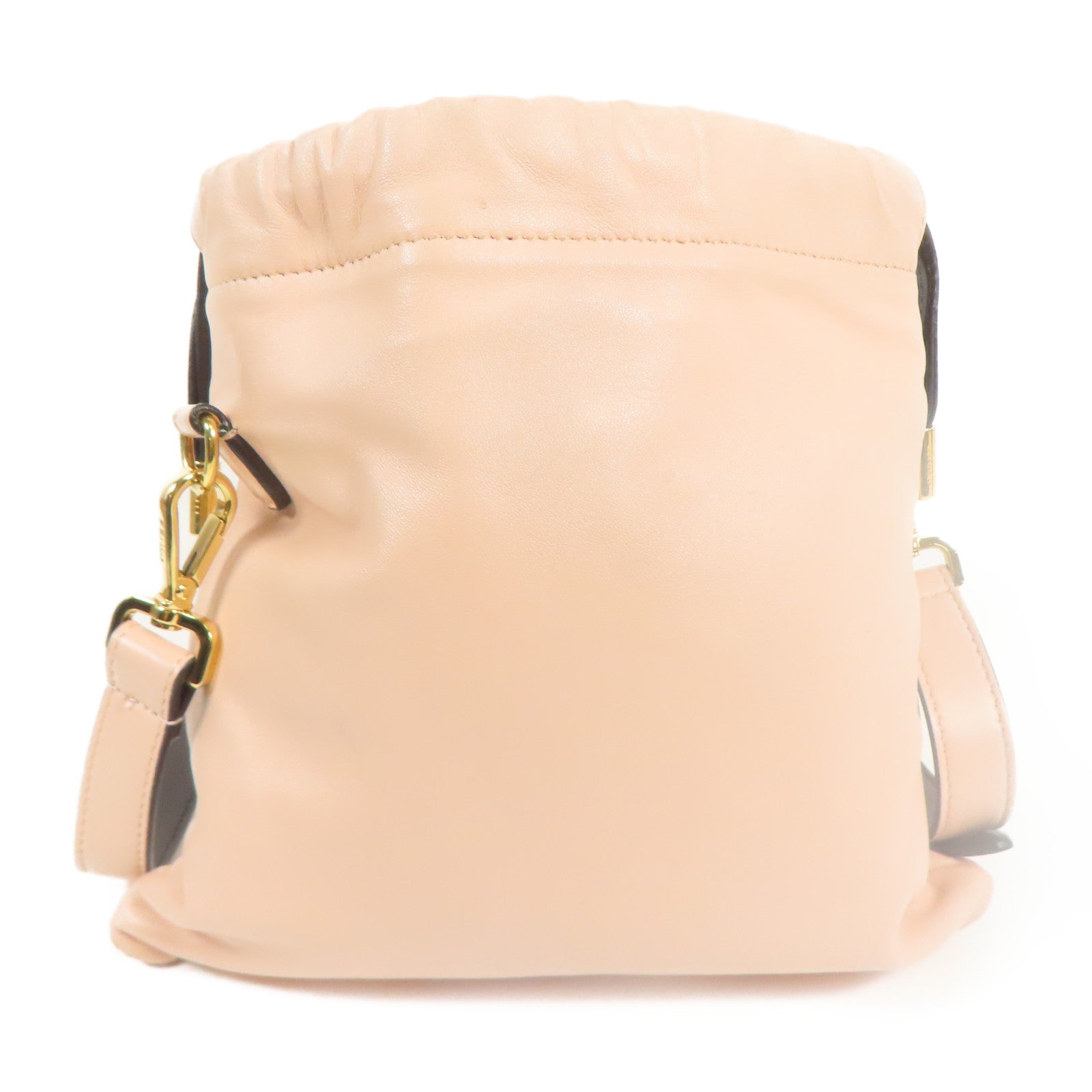 FENDI 羊皮皮革Shoulder Bag金扣肩背袋