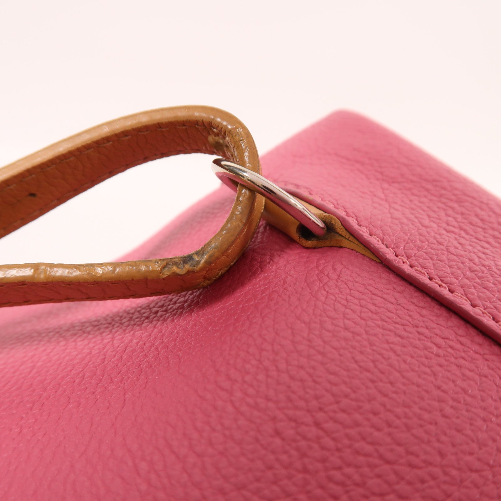 LOUIS VUITTON 皮革Lockme Backpack銀扣背包