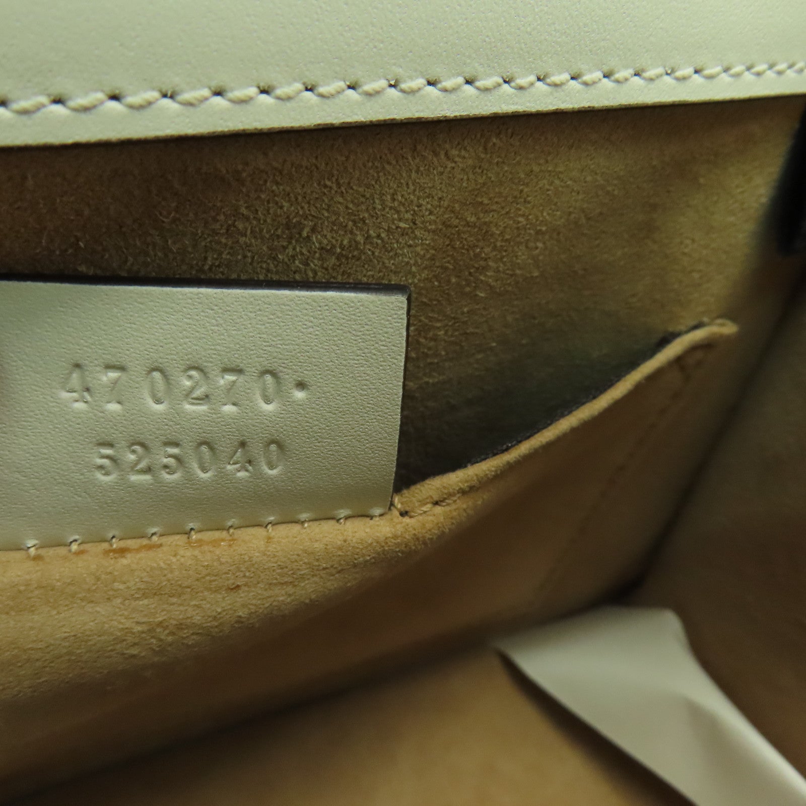 GUCCI 【清倉大減價】牛皮皮革Sylvie金扣手挽肩背兩用袋白色