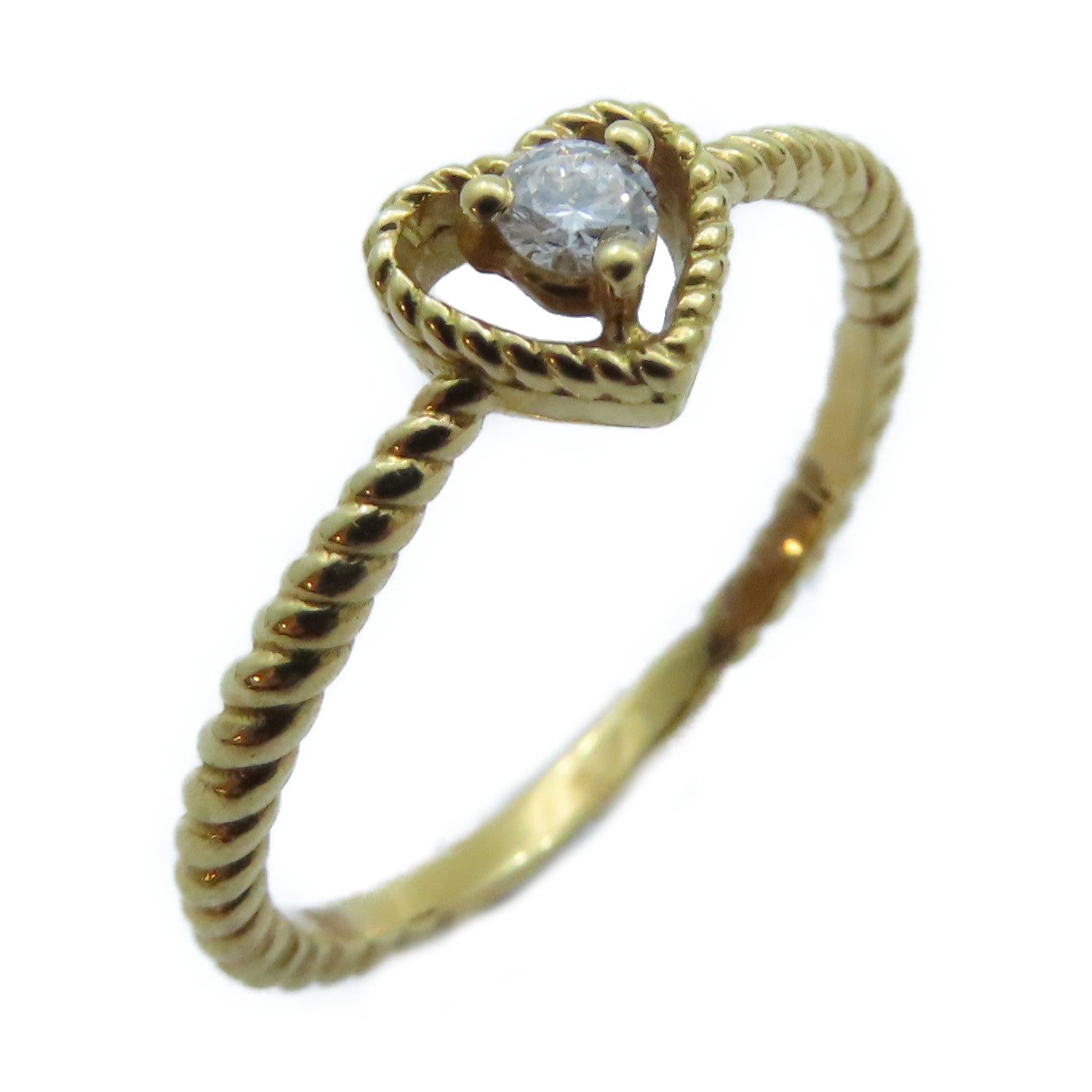 JEWELRY 【激減優惠】18K玫瑰金 Diamond Ring鑽石戒指US#5.75