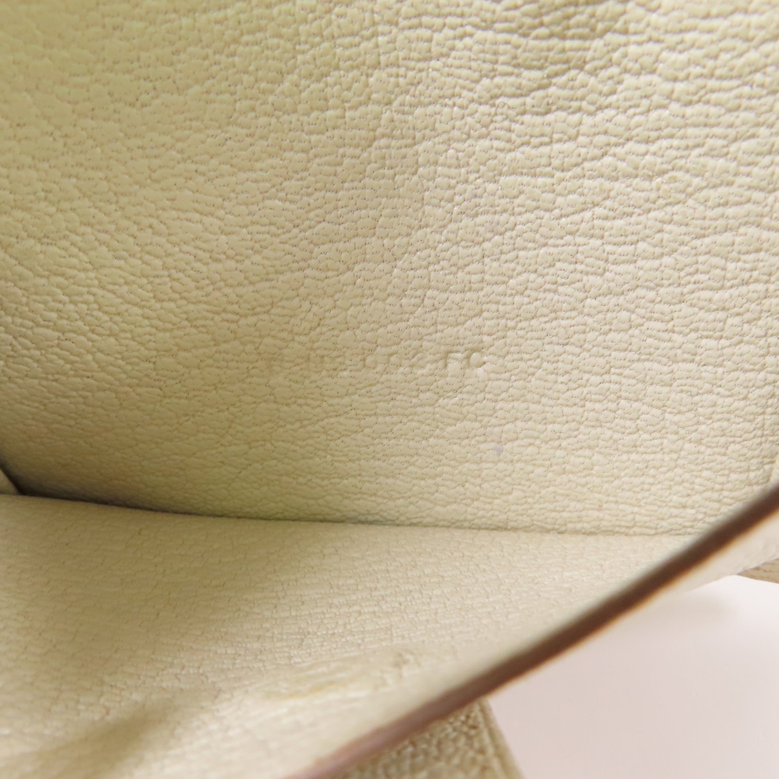 HERMES 【激減優惠】Chevre皮革Mini Bearn Wallet金扣錢包Mushroom