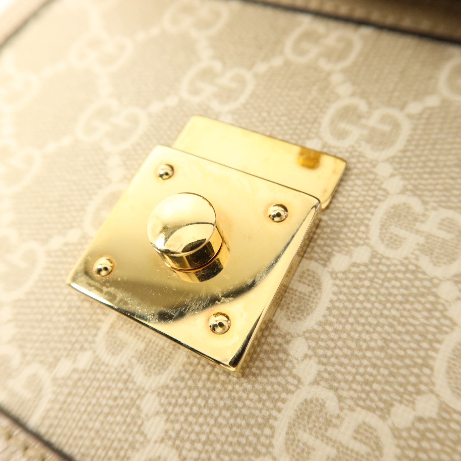 GUCCI 塗層帆布Ophidia GG Mini 2Way金扣手挽肩背兩用袋