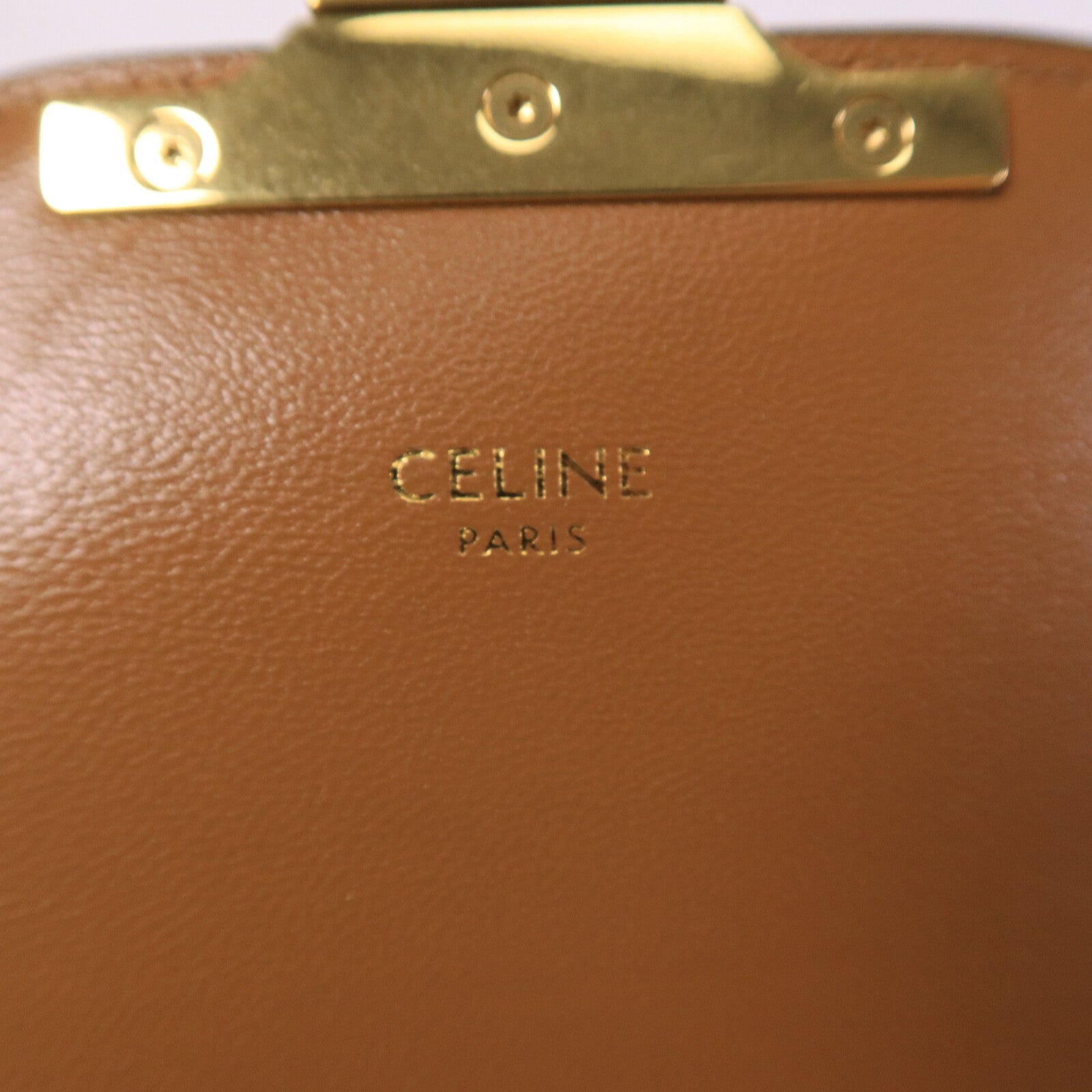 CELINE 帆布Teen Triomphe Bag肩背袋