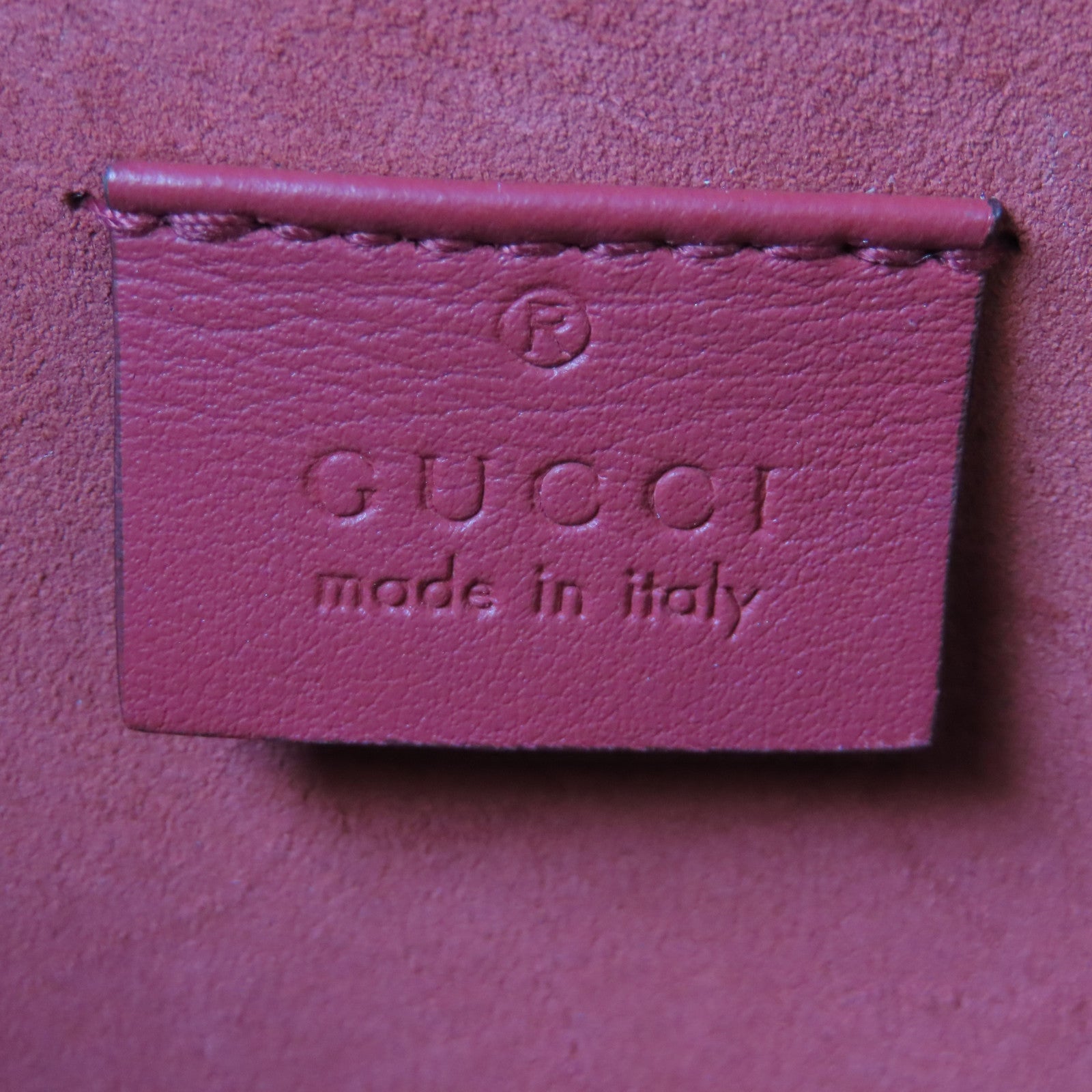 GUCCI 塗層帆布Dionysus Tote銀扣手挽肩背兩用袋啡色/紅色