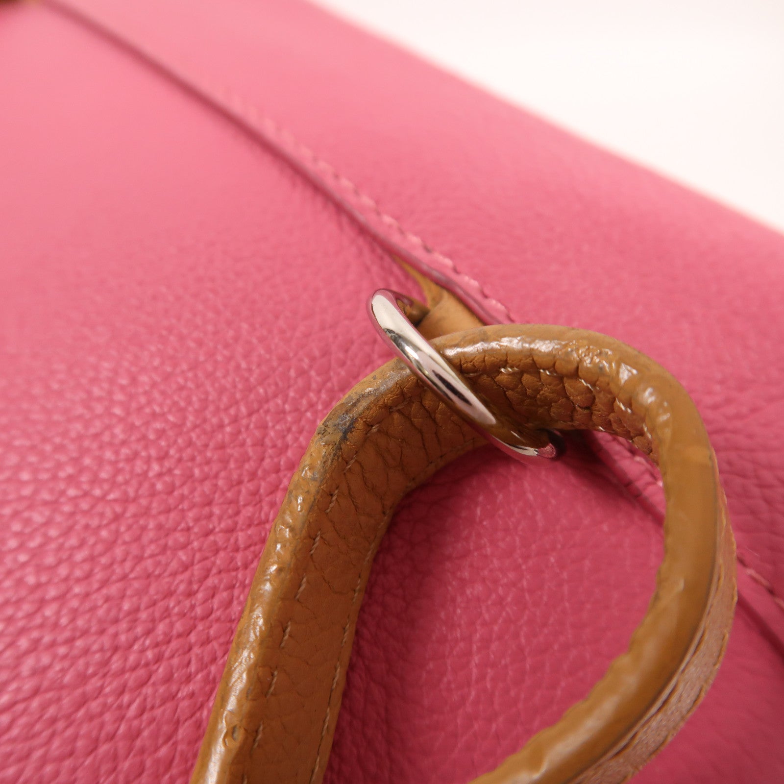 LOUIS VUITTON 皮革Lockme Backpack銀扣背包