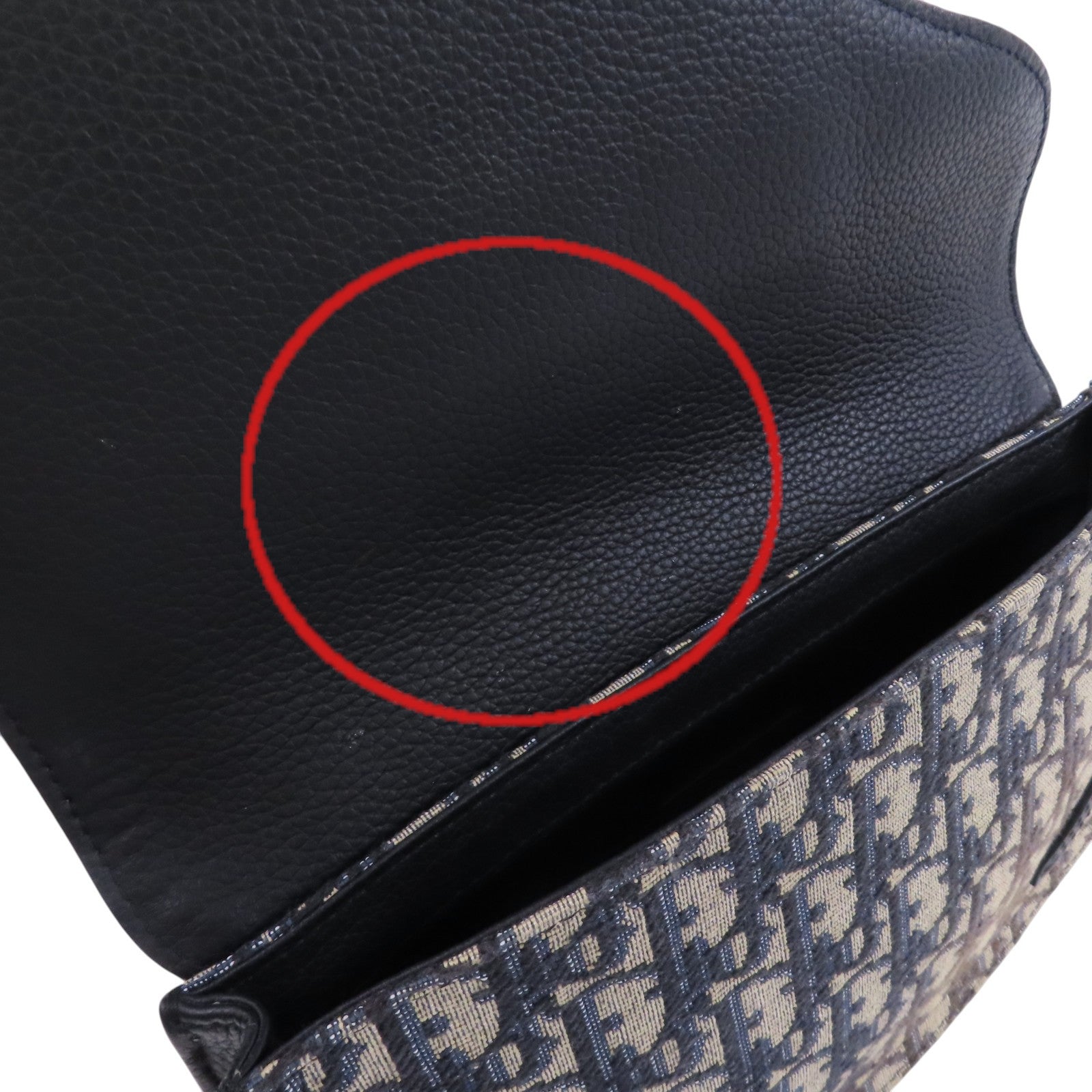 Dior 【激減優惠】Oblique帆布Saddle Messenger銀扣肩背袋