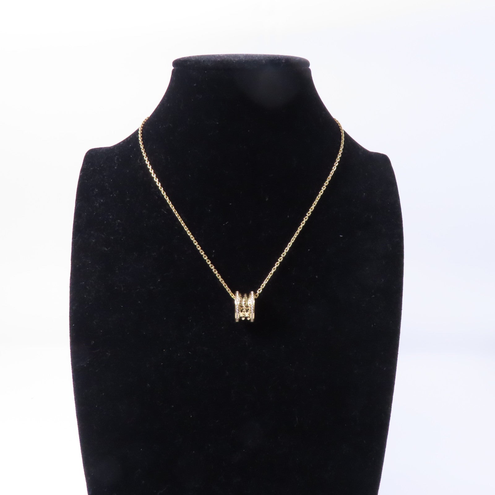 BVLGARI 18K黃金B-zero1 Diamond Necklace項鍊