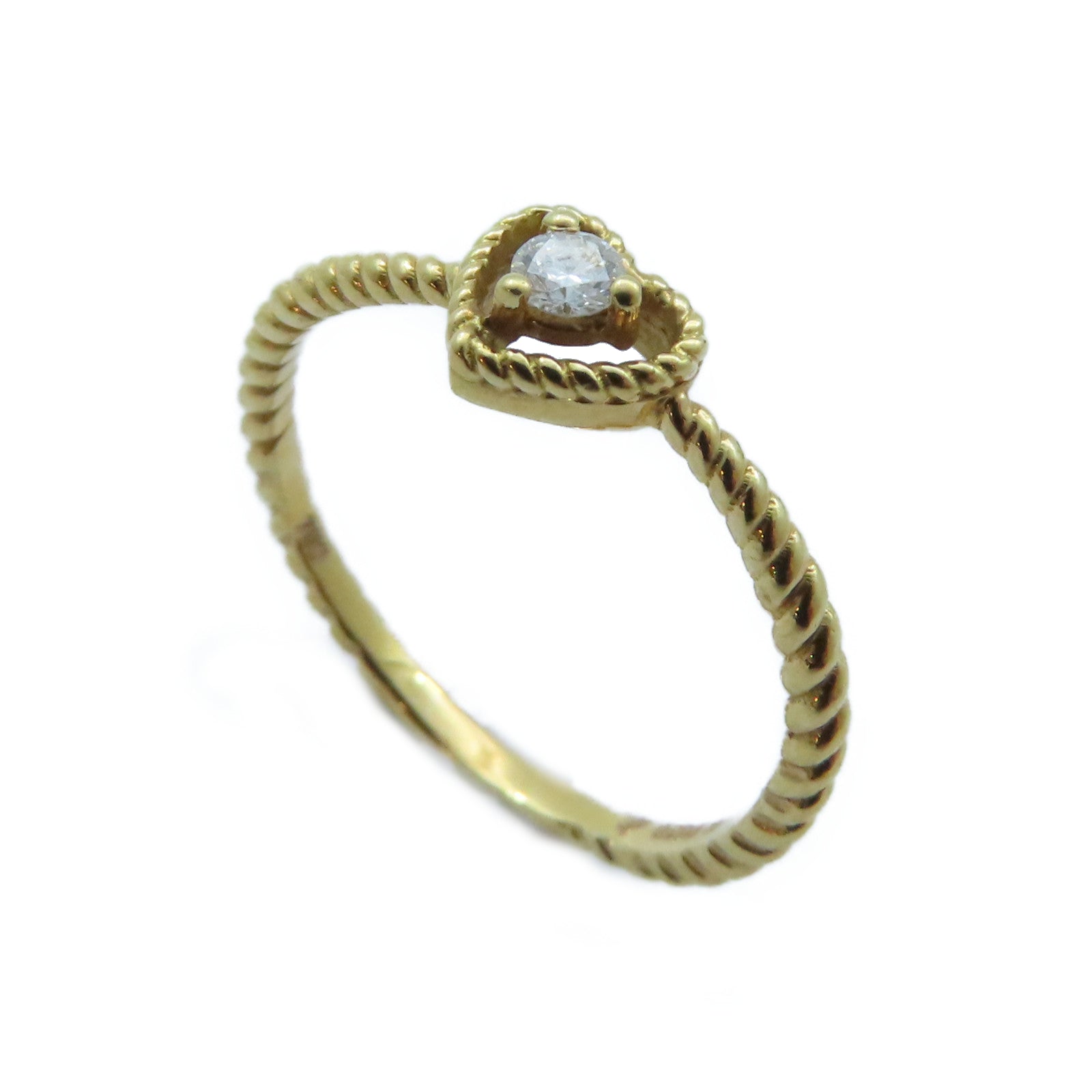 JEWELRY 【激減優惠】18K玫瑰金 Diamond Ring鑽石戒指US#5.75