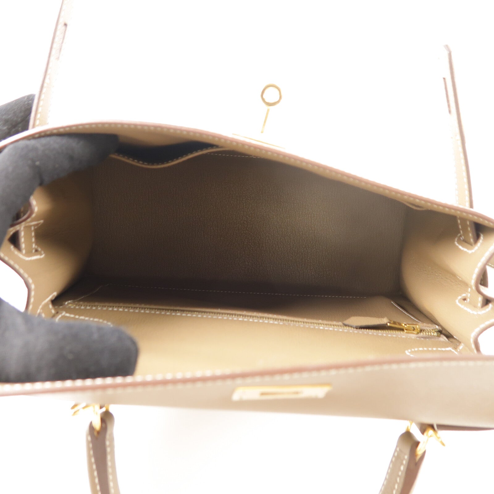 HERMES Kelly 28手挽肩背兩用袋Etoupe